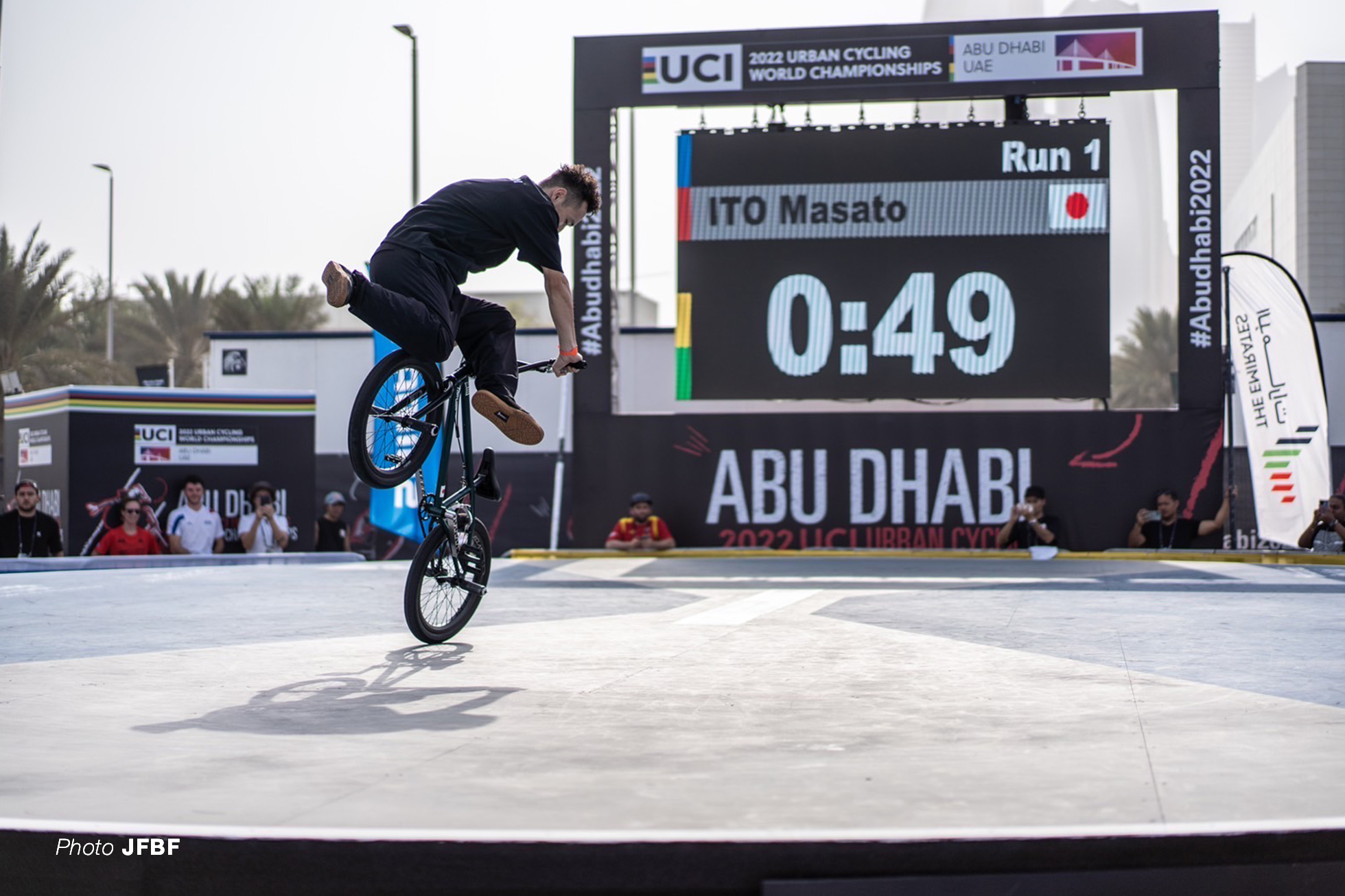 2022 UCI Urban Cycling World Championships Abu Dhabi, アーバンサイクリング世界選手権, BMXフリースタイル フラットランド