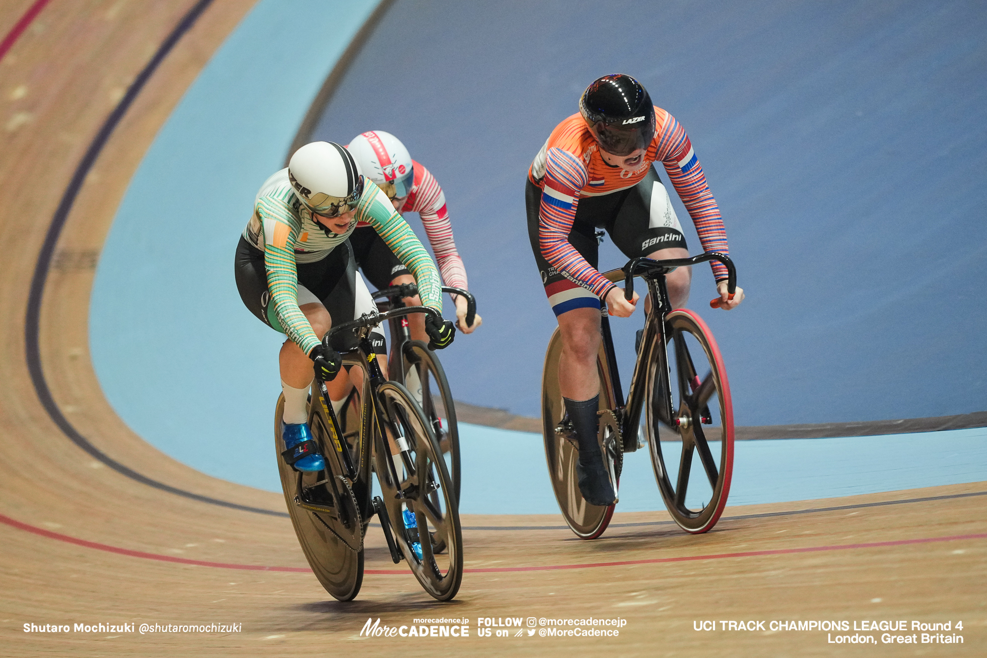 オーラ・ウォルシュ, Orla WALSH, IRL, ウルスラ・ロス, Urszula LOS, POL, ステフィー・ファンデルピート, Steffie VAN DER PEET, NED, UCI Track Champions League, Round 4 London