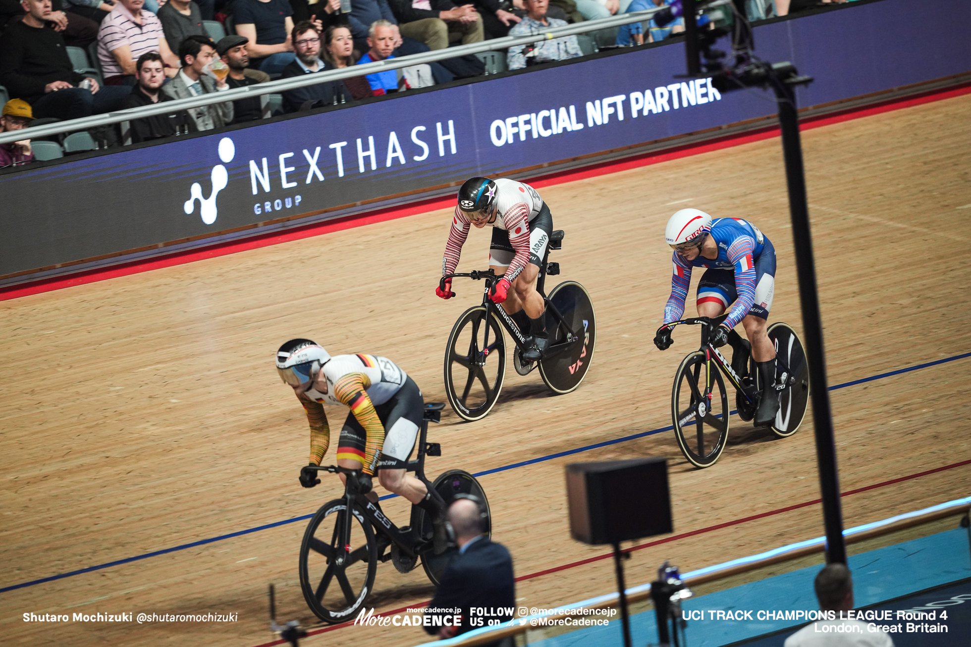 ライアン・エラル, Rayan HELAL, FRA, シュテファン・ボティシャー, Stefan BÖTTICHER, GER, 中野慎詞, Shinji NAKANO, JPN, UCI Track Champions League, Round 4 London