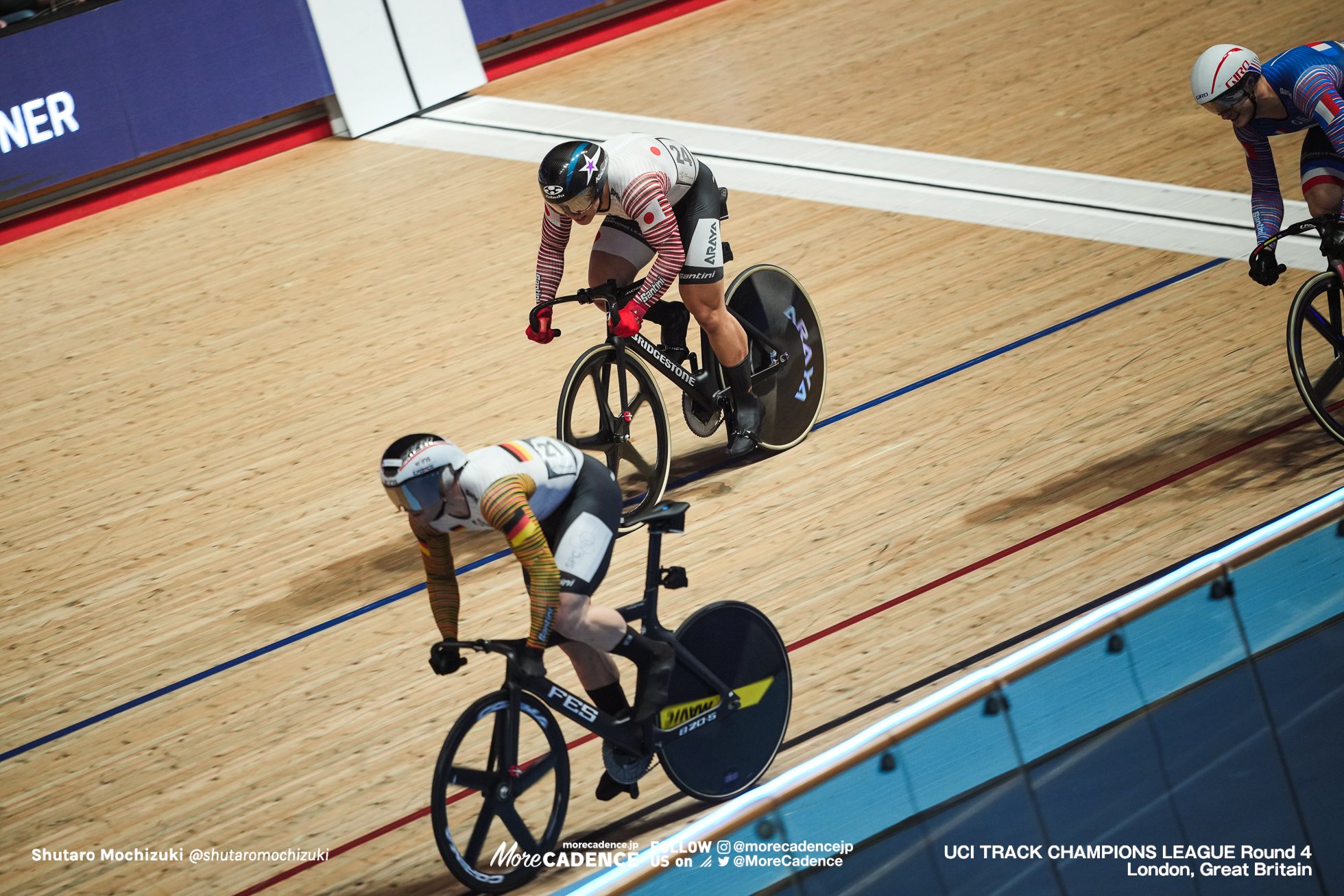 ライアン・エラル, Rayan HELAL, FRA, シュテファン・ボティシャー, Stefan BÖTTICHER, GER, 中野慎詞, Shinji NAKANO, JPN, UCI Track Champions League, Round 4 London