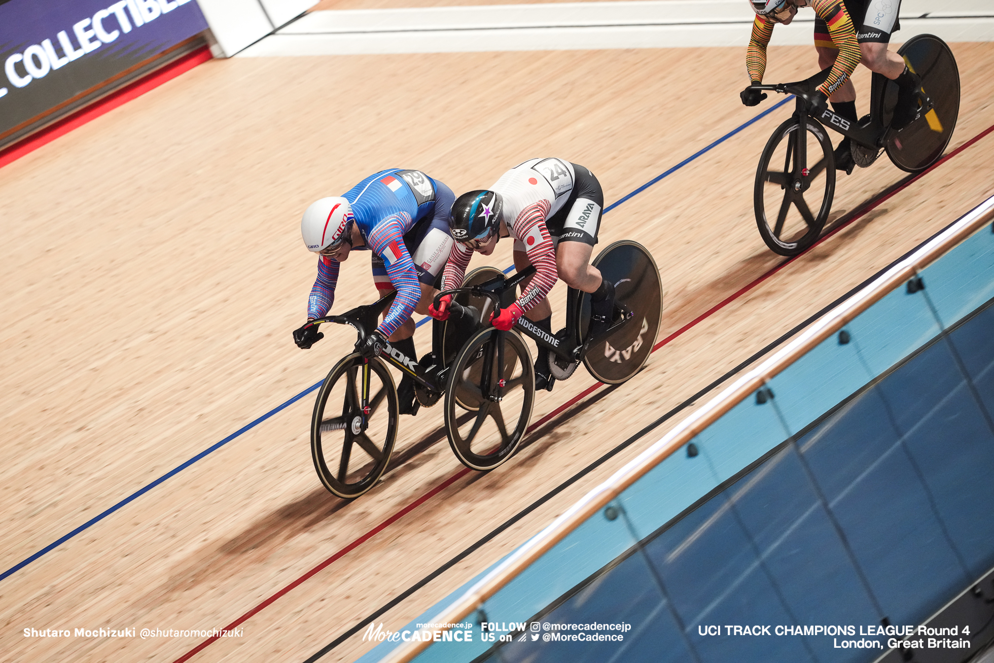 ライアン・エラル, Rayan HELAL, FRA, シュテファン・ボティシャー, Stefan BÖTTICHER, GER, 中野慎詞, Shinji NAKANO, JPN, UCI Track Champions League, Round 4 London