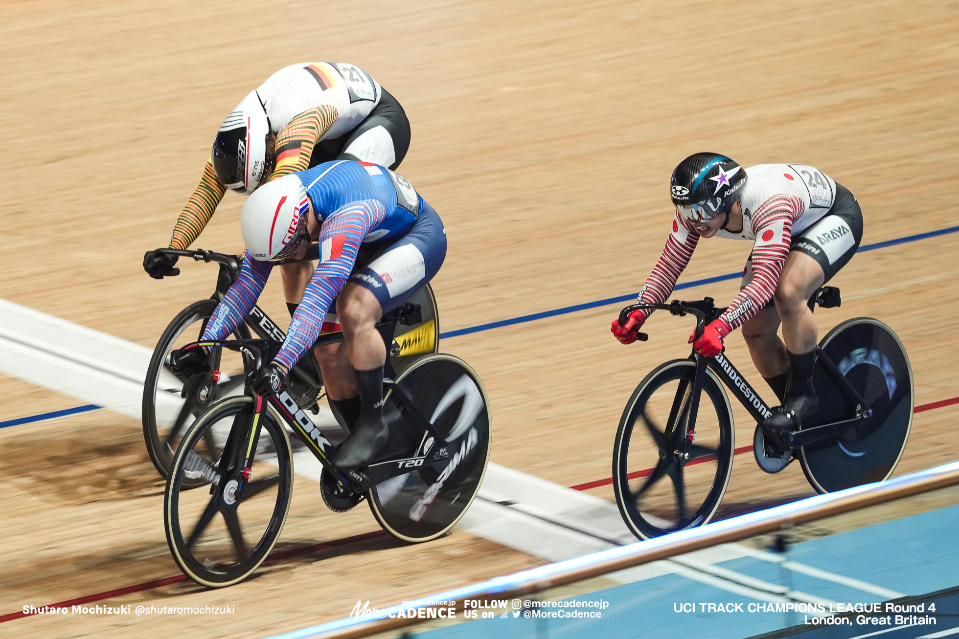 ライアン・エラル, Rayan HELAL, FRA, シュテファン・ボティシャー, Stefan BÖTTICHER, GER, 中野慎詞, Shinji NAKANO, JPN, UCI Track Champions League, Round 4 London