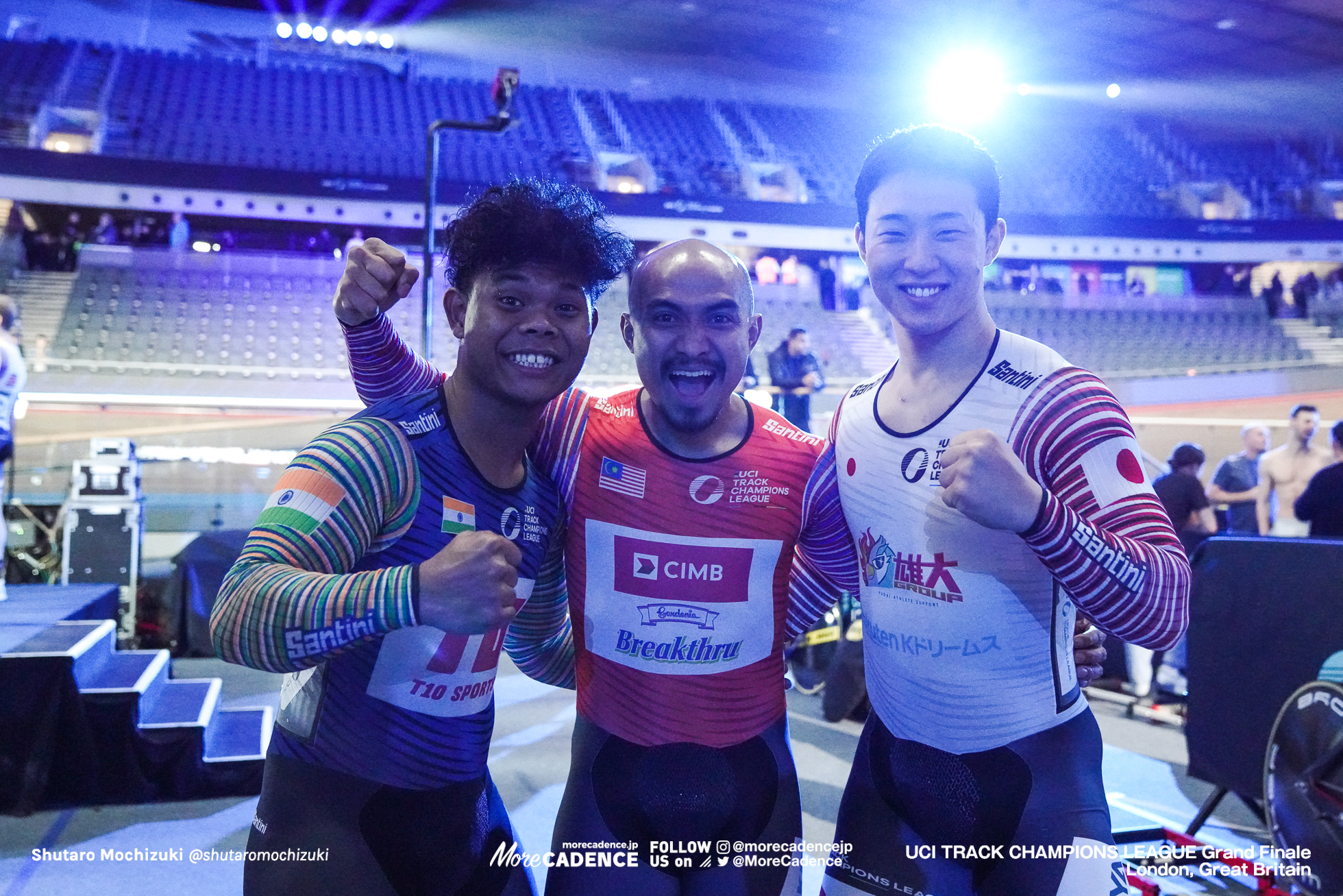 エソー・アルベン, Esow Alben, IND, アジズルハスニ・アワン, Mohd Azizulhasni AWANG, MAS, 中野慎詞, Shinji NAKANO, JPN, UCI Track Champions League, Round 5 London