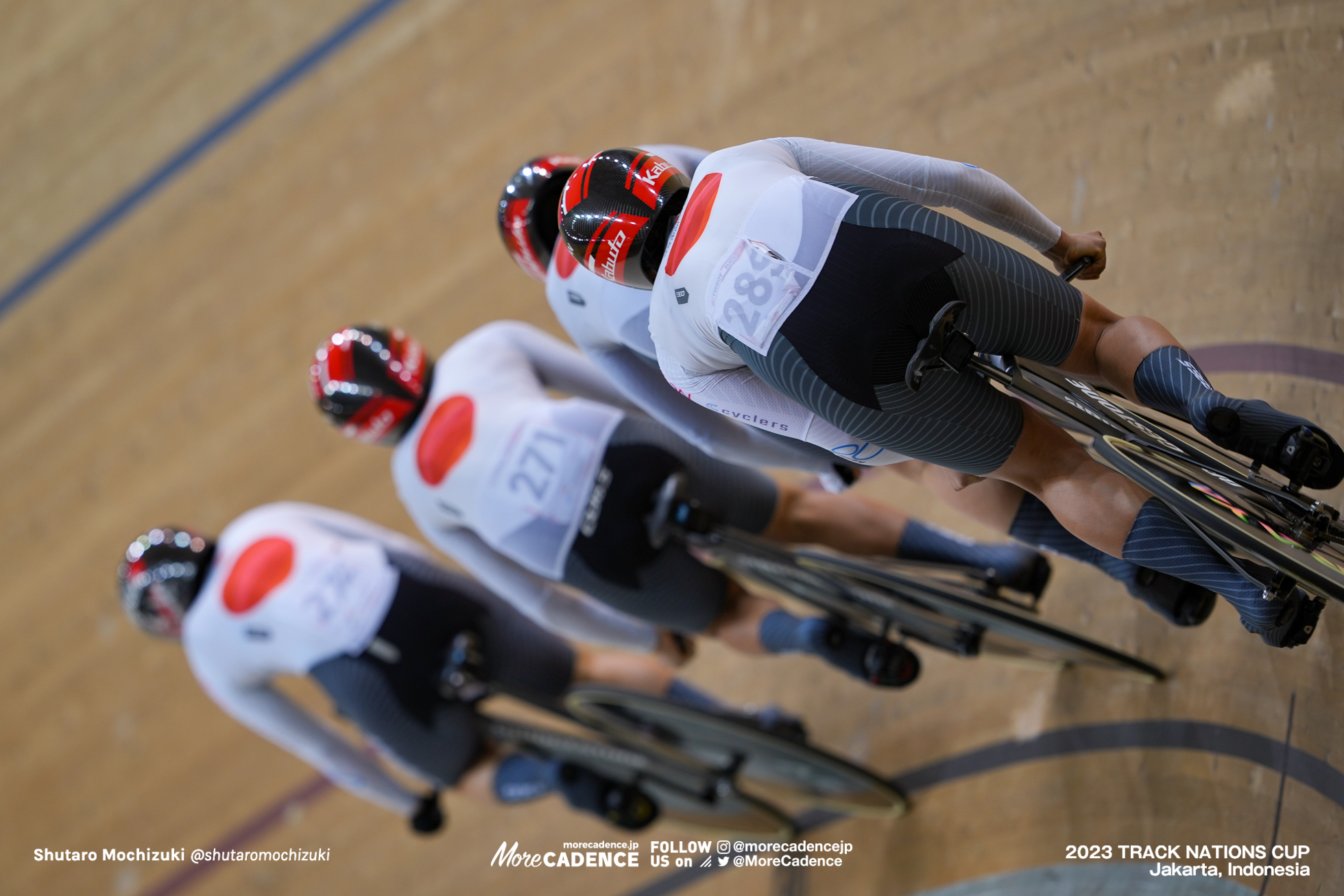 梶原悠未、池田瑞紀、内野艶和、垣田真穂, 女子チームパシュート予選, WOMEN'S TEAM PURSUIT Qualifying 2023トラックネーションズカップ ジャカルタ, 2023 TRACK NATIONS CUP Jakarta, Indonesia