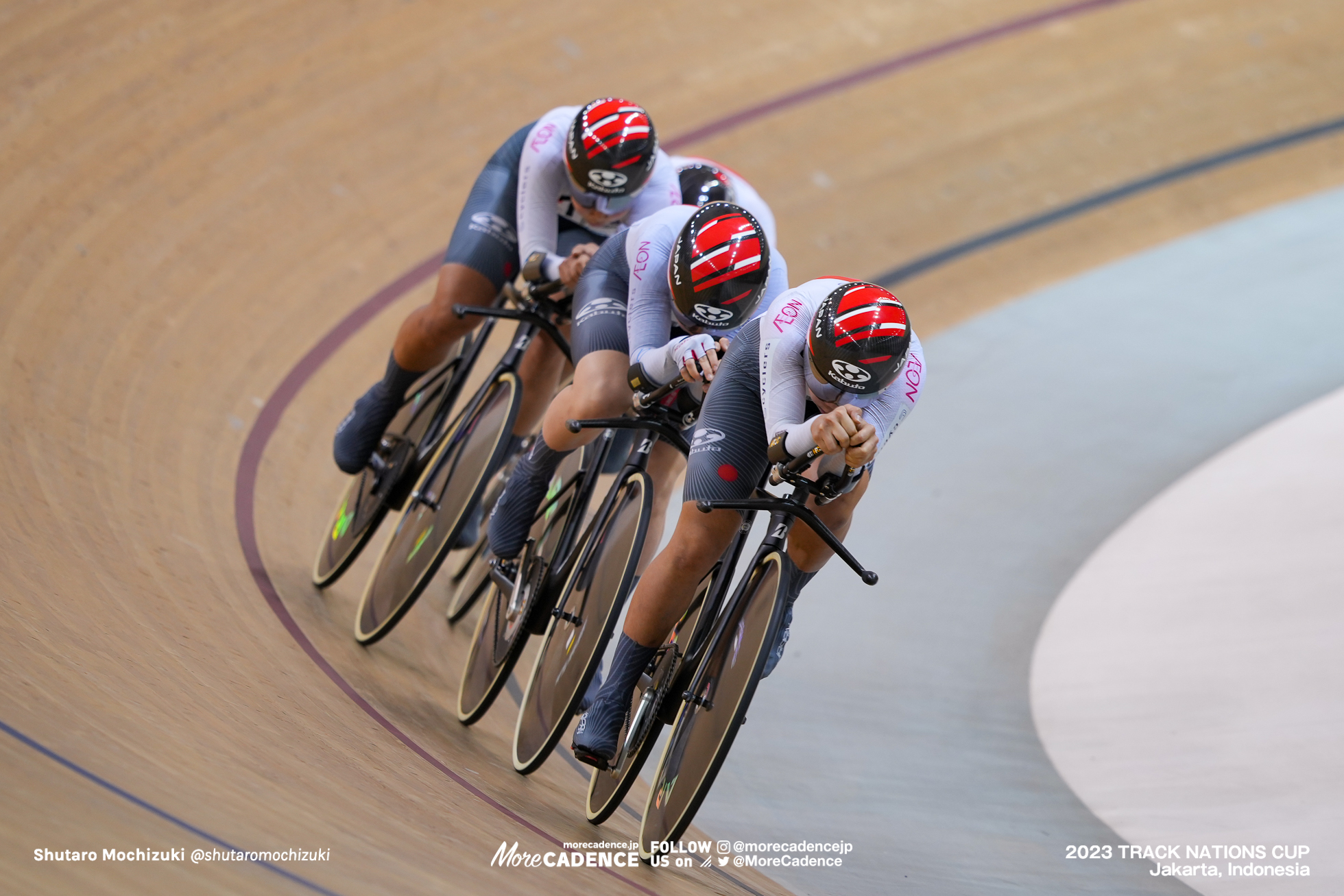 梶原悠未、池田瑞紀、内野艶和、垣田真穂, 女子チームパシュート予選, WOMEN'S TEAM PURSUIT Qualifying 2023トラックネーションズカップ ジャカルタ, 2023 TRACK NATIONS CUP Jakarta, Indonesia