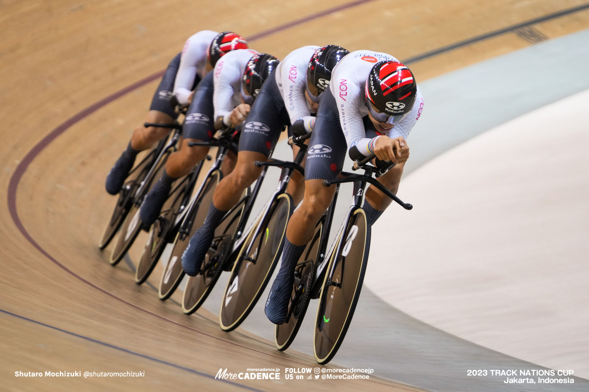 松田祥位, 窪木一茂, 橋本英也, 兒島直樹, 男子チームパシュート予選, MEN'S TEAM PURSUIT Qualifying 2023トラックネーションズカップ ジャカルタ, 2023 TRACK NATIONS CUP Jakarta, Indonesia