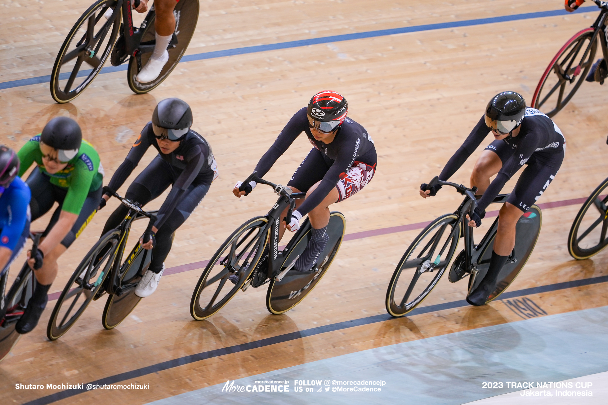 垣田真穂, アイーシャ・ズベイル, MOHAMAD ZUBIR Nur Aisyah, MAS, アリー・ウォラストン, WOLLASTON Ally, NZL, 女子オムニアム予選 1組目, WOMEN'S Omnium Qualification Heat 1, 2023トラックネーションズカップ ジャカルタ, 2023 TRACK NATIONS CUP Jakarta, Indonesia
