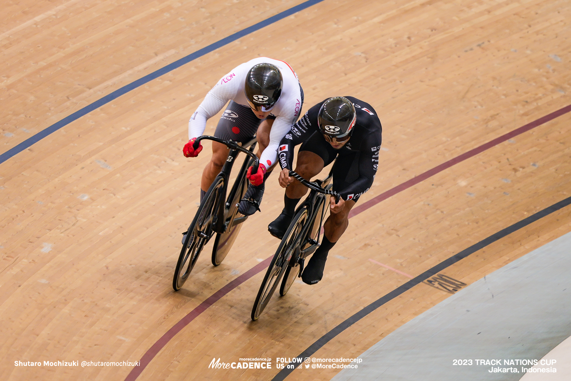 中野慎詞, アジズルハスニ・アワン, AWANG Mohd Azizulhasni, MAS, 男子ケイリン1回戦, MEN'S Keirin 1st Round, 2023トラックネーションズカップ ジャカルタ, 2023 TRACK NATIONS CUP Jakarta, Indonesia