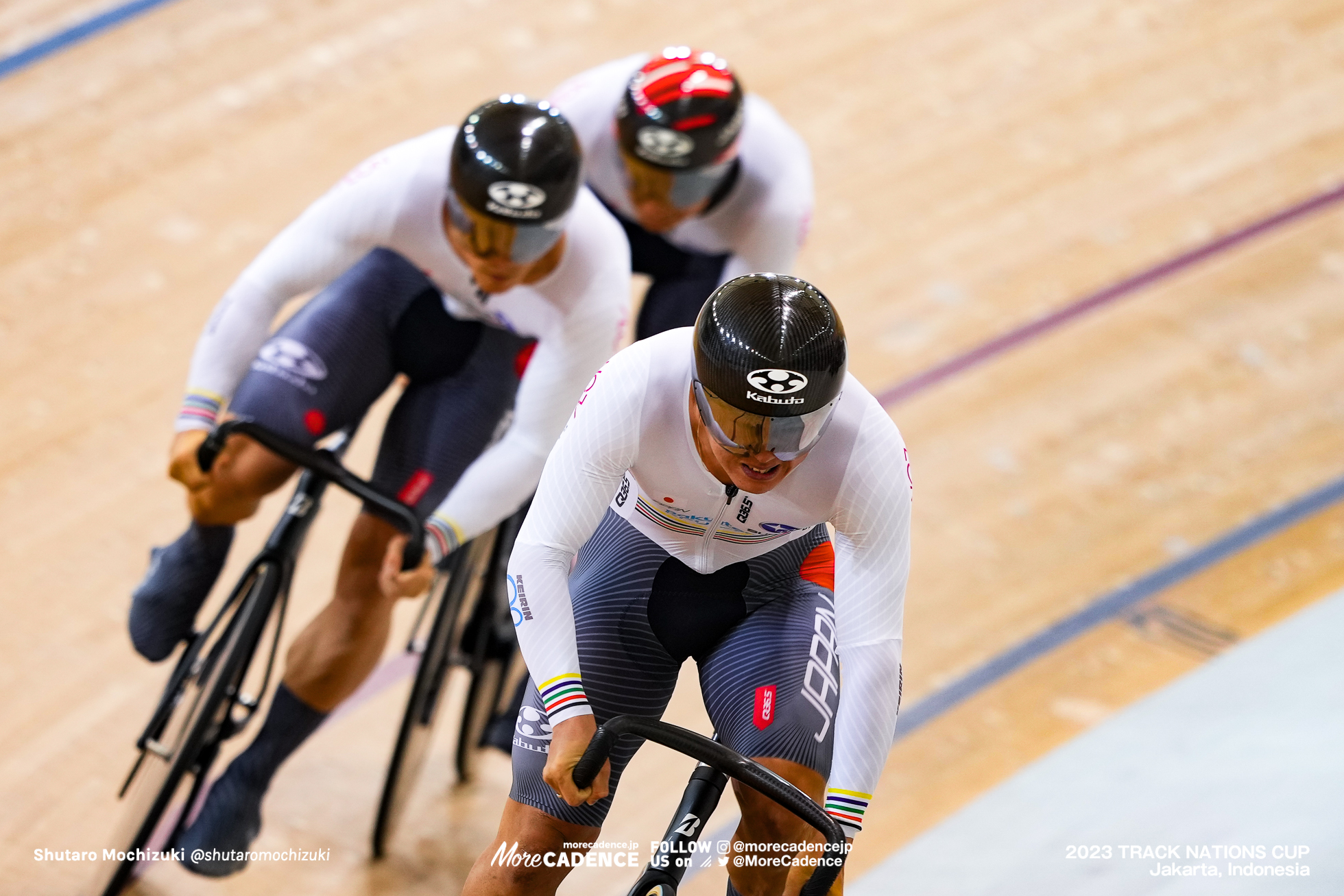 長迫吉拓, 太田海也, 小原佑太, 男子チームスプリント予選, MEN'S TEAM Sprint Qualifying 2023トラックネーションズカップ ジャカルタ, 2023 TRACK NATIONS CUP Jakarta, Indonesia