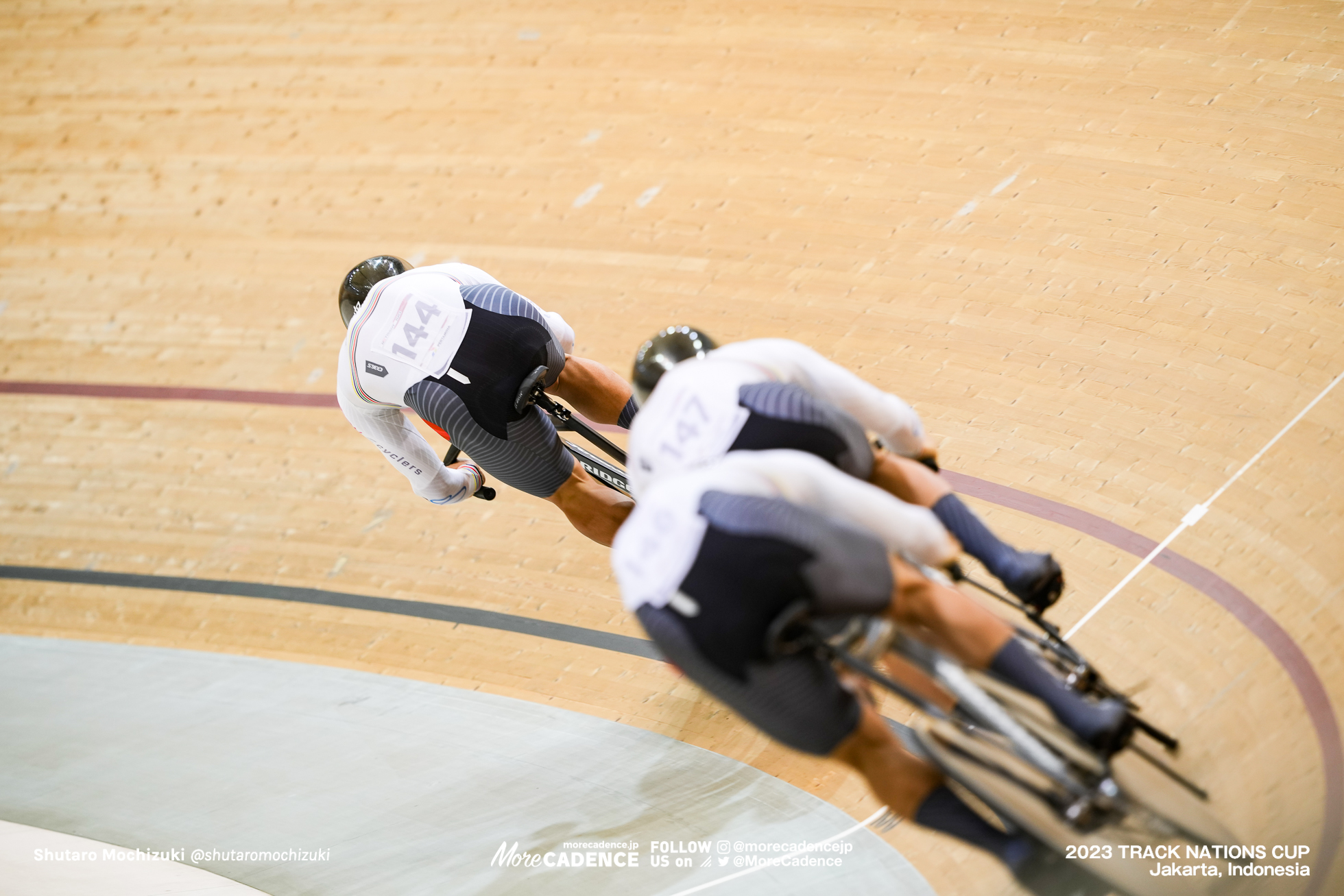 長迫吉拓, 太田海也, 小原佑太, 男子チームスプリント予選, MEN'S TEAM Sprint Qualifying 2023トラックネーションズカップ ジャカルタ, 2023 TRACK NATIONS CUP Jakarta, Indonesia