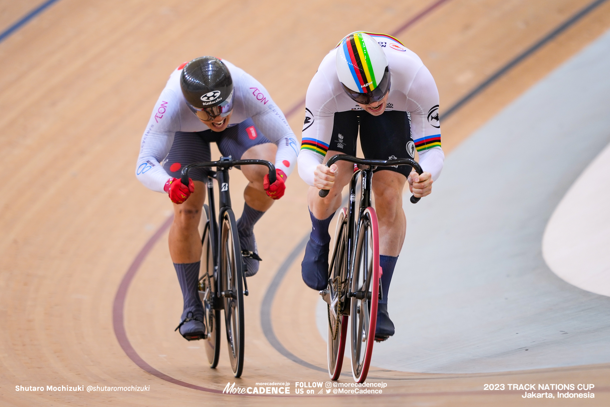 中野慎詞, ハリー・ラブレイセン, LAVREYSEN Harrie, NED, 男子スプリント2回戦, MEN'S Sprint 2nd Round, 2023トラックネーションズカップ ジャカルタ, 2023 TRACK NATIONS CUP Jakarta, Indonesia