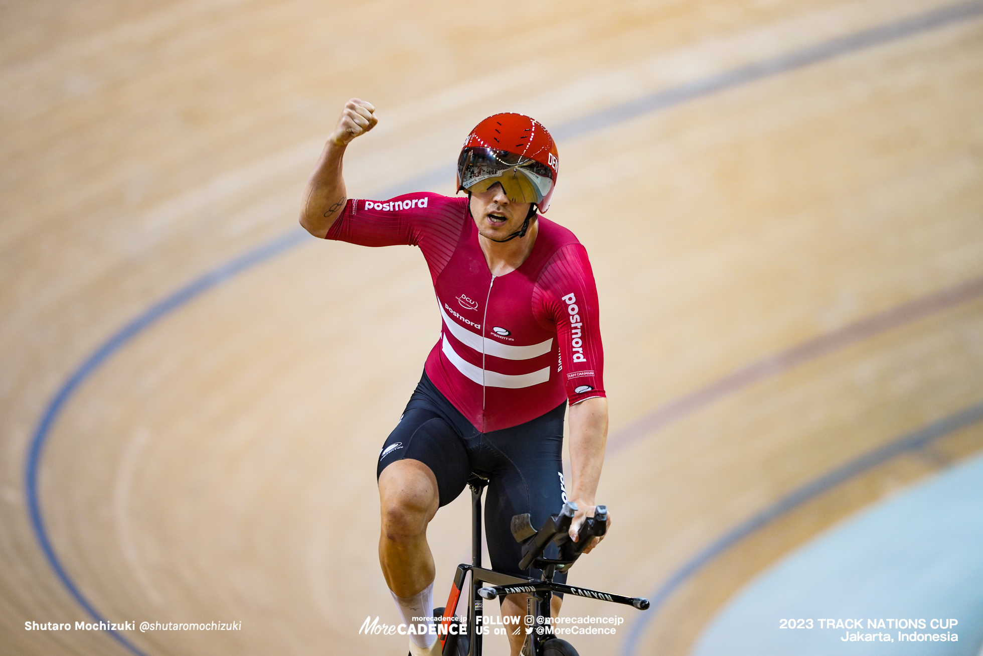 ラスムス・ペダーセン, PEDERSEN Rasmus, DEN, 男子チームパシュート決勝, MEN'S TEAM PURSUIT Final for Gold 2023トラックネーションズカップ ジャカルタ, 2023 TRACK NATIONS CUP Jakarta, Indonesia