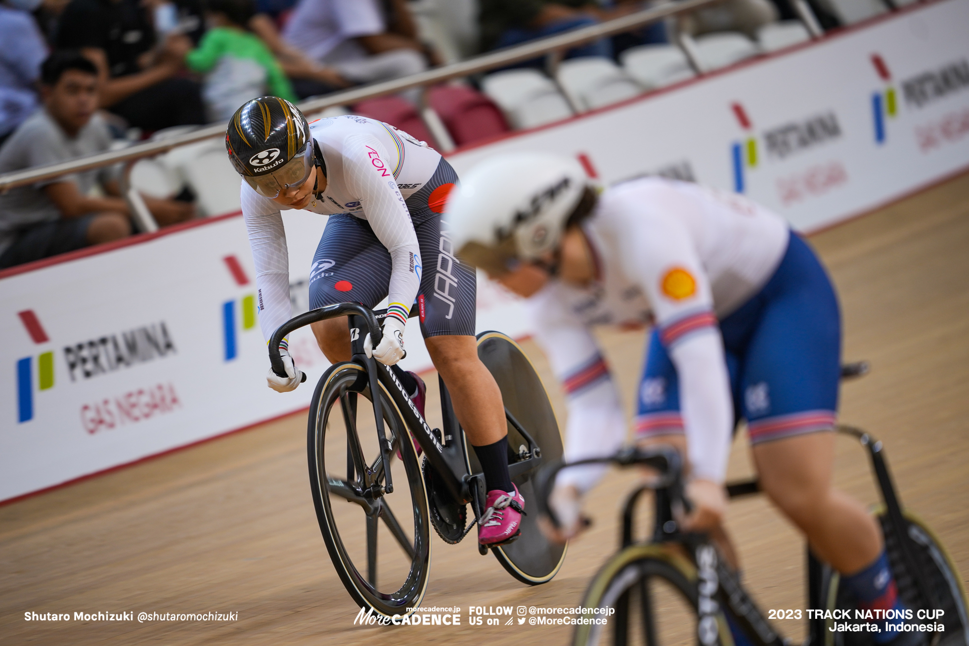 太田りゆ, ソフィー・ケープウェル, CAPEWELL Sophie, GBR, 女子スプリント準々決勝, WOMEN'S Sprint Quarter Finals,, 2023トラックネーションズカップ ジャカルタ, 2023 TRACK NATIONS CUP Jakarta, Indonesia