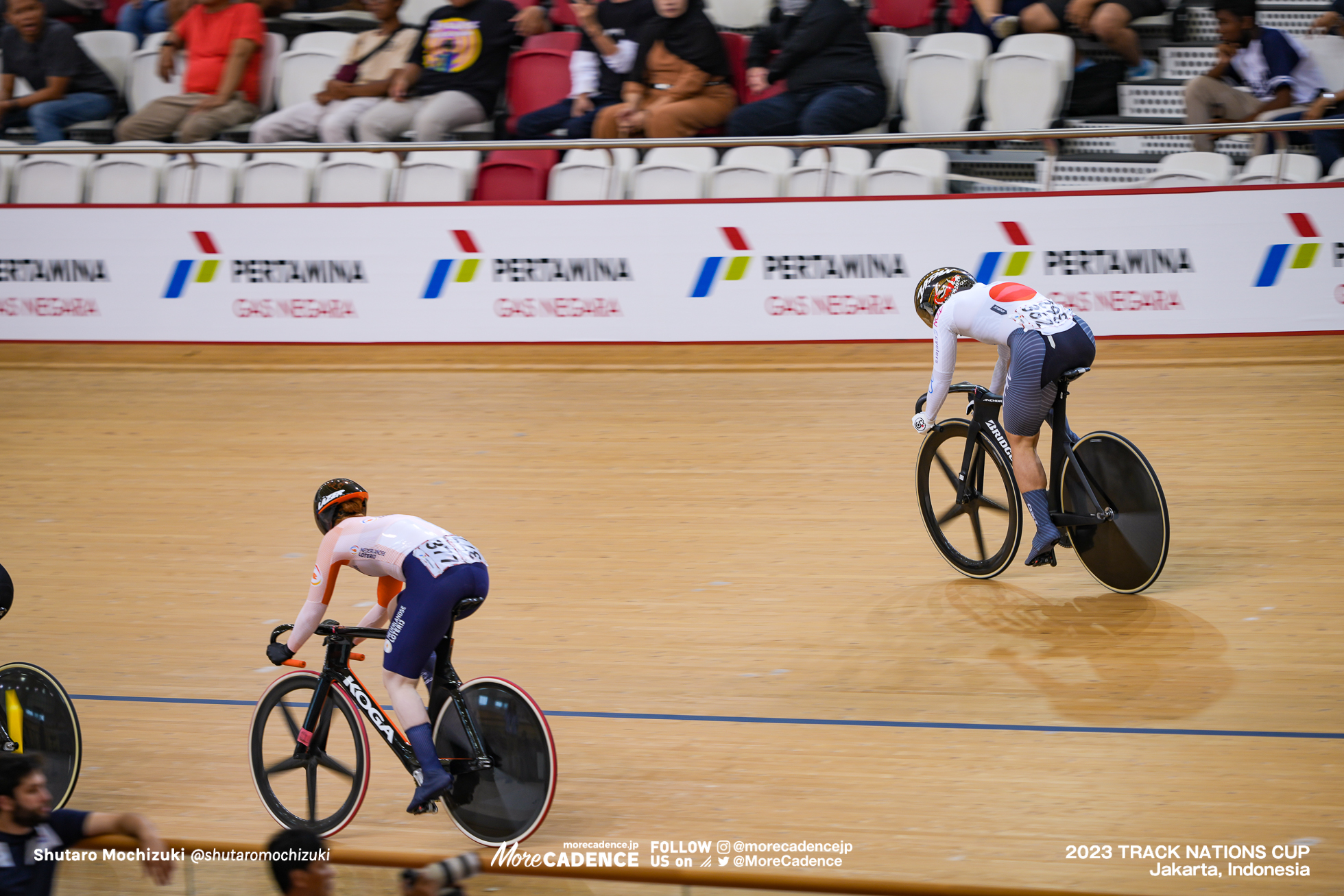 太田りゆ, ヘッティ・ファンデヴォウ, van de WOUW Hetty, NED, 女子ケイリン準決勝, WOMEN'S Keirin Semi Finals 2023トラックネーションズカップ ジャカルタ, 2023 TRACK NATIONS CUP Jakarta, Indonesia