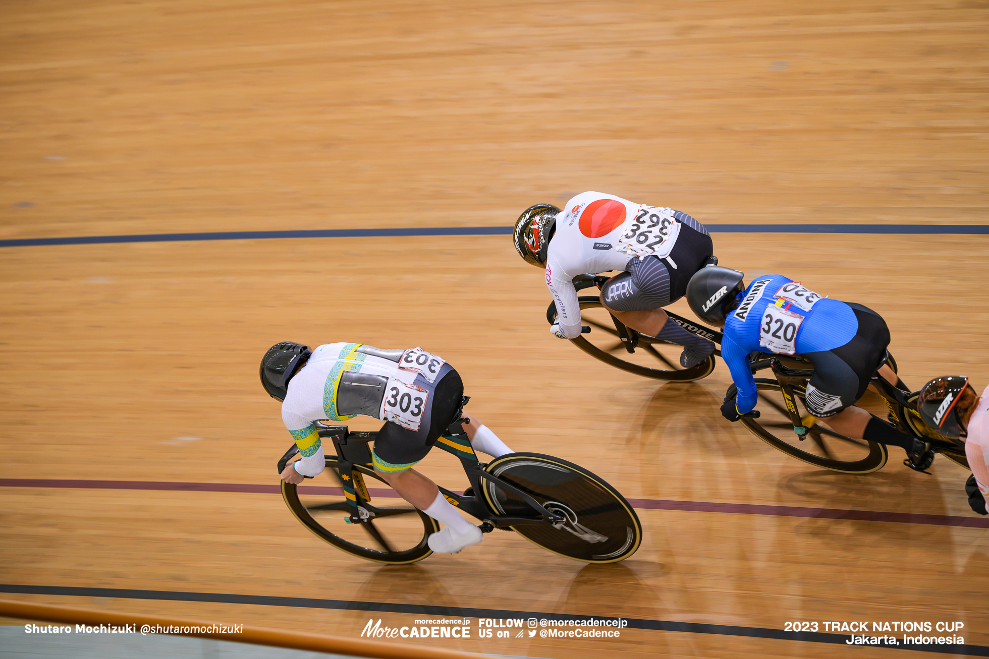 太田りゆ, クリスティーナ・クロナン, CLONAN Kristina, AUS, マーサ・バヨナ, BAYONA PINEDA Martha, COL, 女子ケイリン準決勝, WOMEN'S Keirin Semi Finals 2023トラックネーションズカップ ジャカルタ, 2023 TRACK NATIONS CUP Jakarta, Indonesia