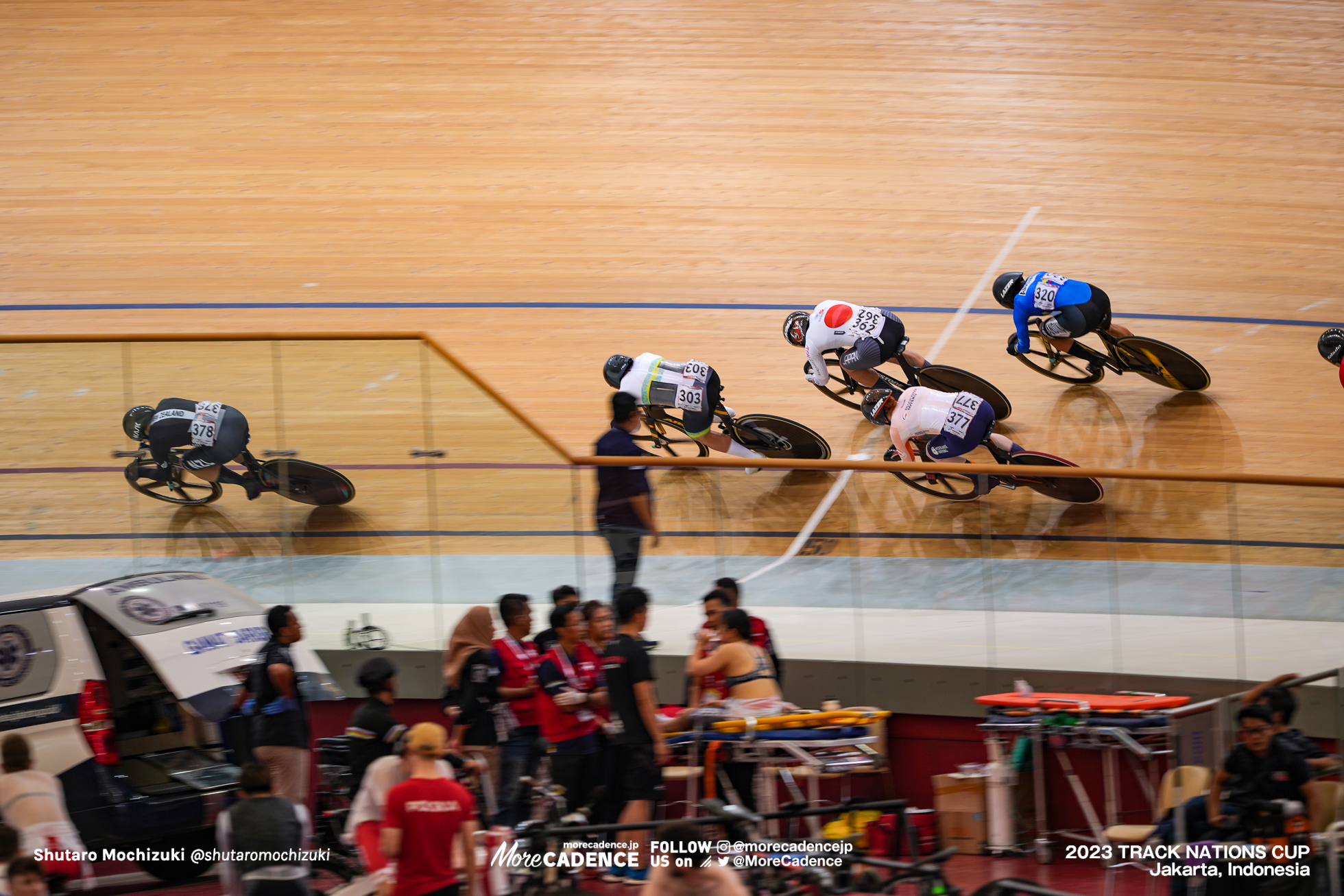 太田りゆ, クリスティーナ・クロナン, CLONAN Kristina, AUS, マーサ・バヨナ, BAYONA PINEDA Martha, COL, 女子ケイリン準決勝, WOMEN'S Keirin Semi Finals 2023トラックネーションズカップ ジャカルタ, 2023 TRACK NATIONS CUP Jakarta, Indonesia