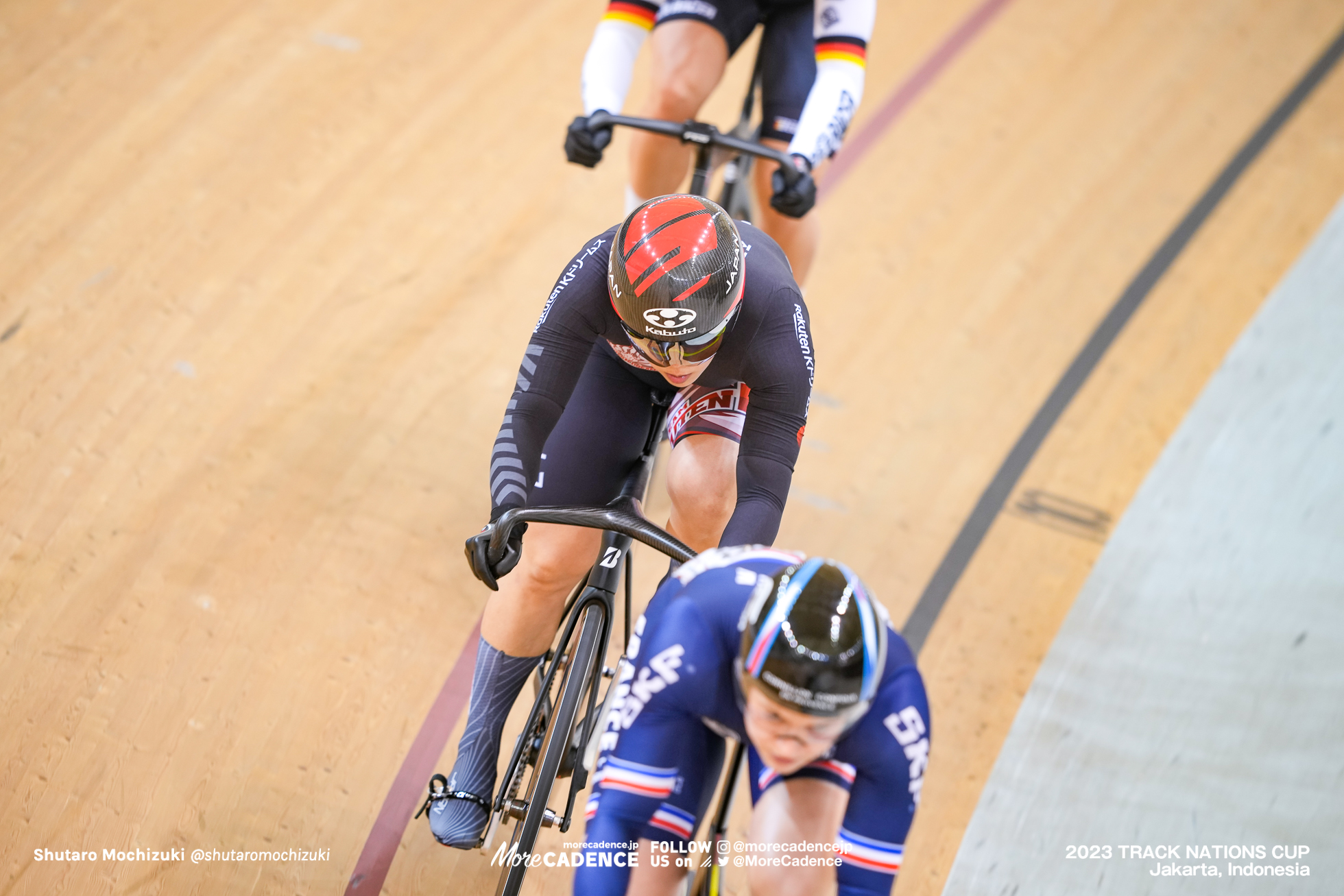 梅川風子, マチルド・グロ, GROS Mathilde, FRA, 女子ケイリン準決勝, WOMEN'S Keirin Semi Finals 2023トラックネーションズカップ ジャカルタ, 2023 TRACK NATIONS CUP Jakarta, Indonesia