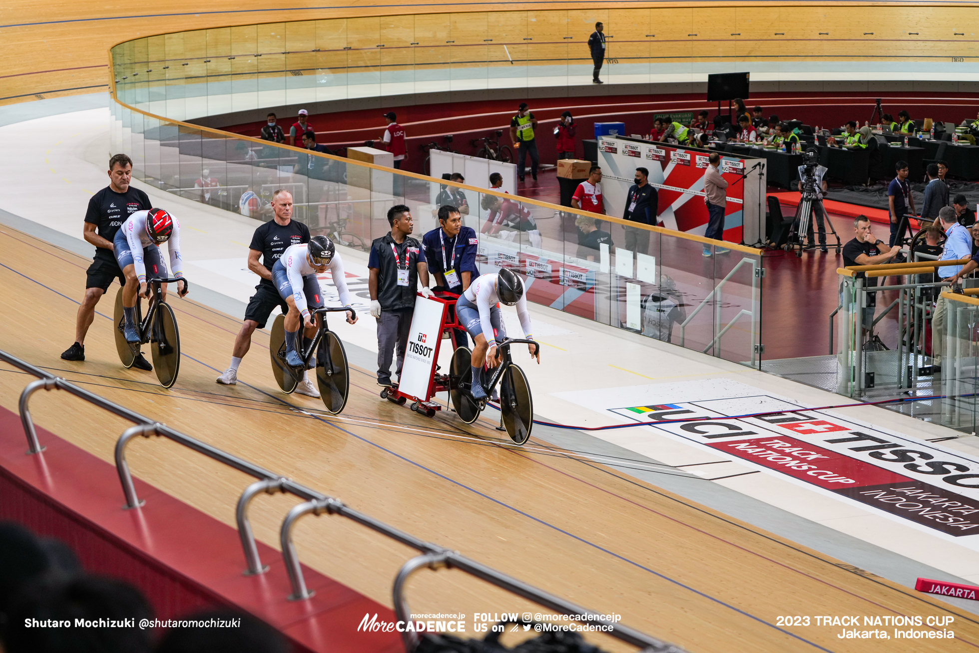 長迫吉拓, 太田海也, 小原佑太, 男子チームスプリント3位決定戦, MEN'S TEAM Sprint Final for Bronze 2023トラックネーションズカップ ジャカルタ, 2023 TRACK NATIONS CUP Jakarta, Indonesia