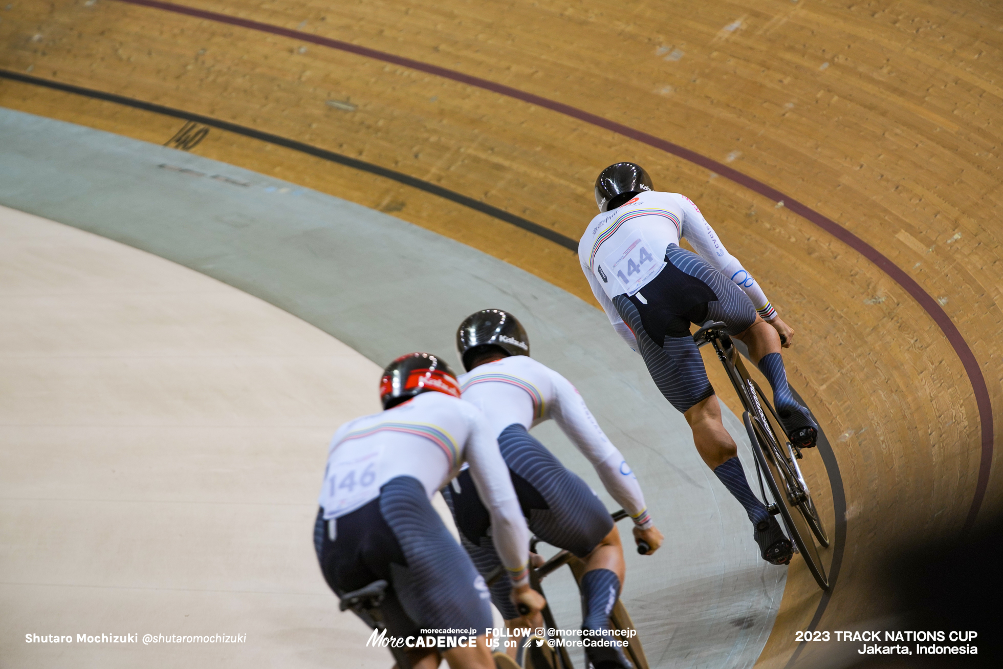 長迫吉拓, 太田海也, 小原佑太, 男子チームスプリント3位決定戦, MEN'S TEAM Sprint Final for Bronze 2023トラックネーションズカップ ジャカルタ, 2023 TRACK NATIONS CUP Jakarta, Indonesia