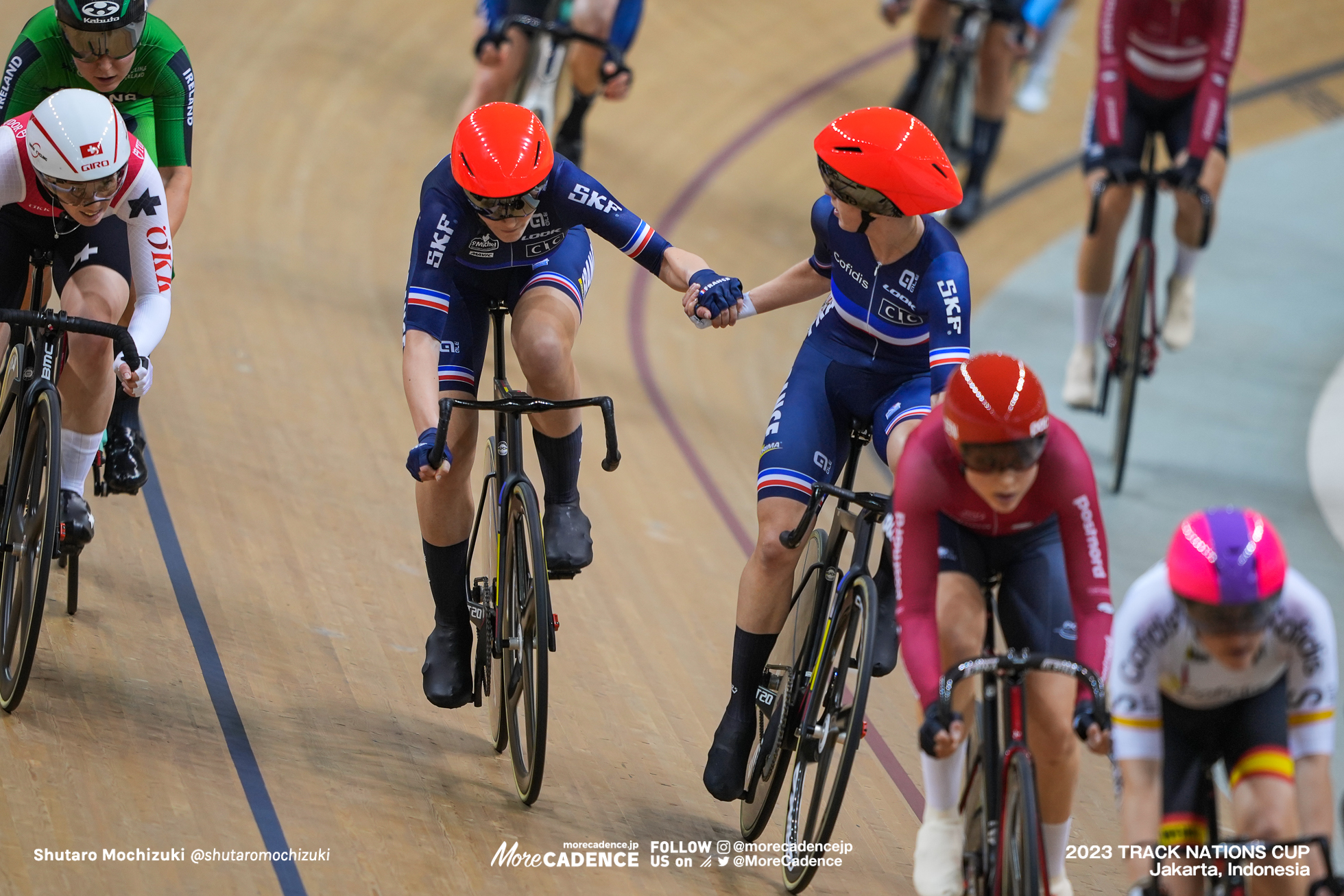 バレンタイン・フォルタン, FORTIN Valentine, マリオン・ボラス, BORRAS Marion, FRA, 女子マディソン, WOMEN'S Madison 2023トラックネーションズカップ ジャカルタ, 2023 TRACK NATIONS CUP Jakarta, Indonesia