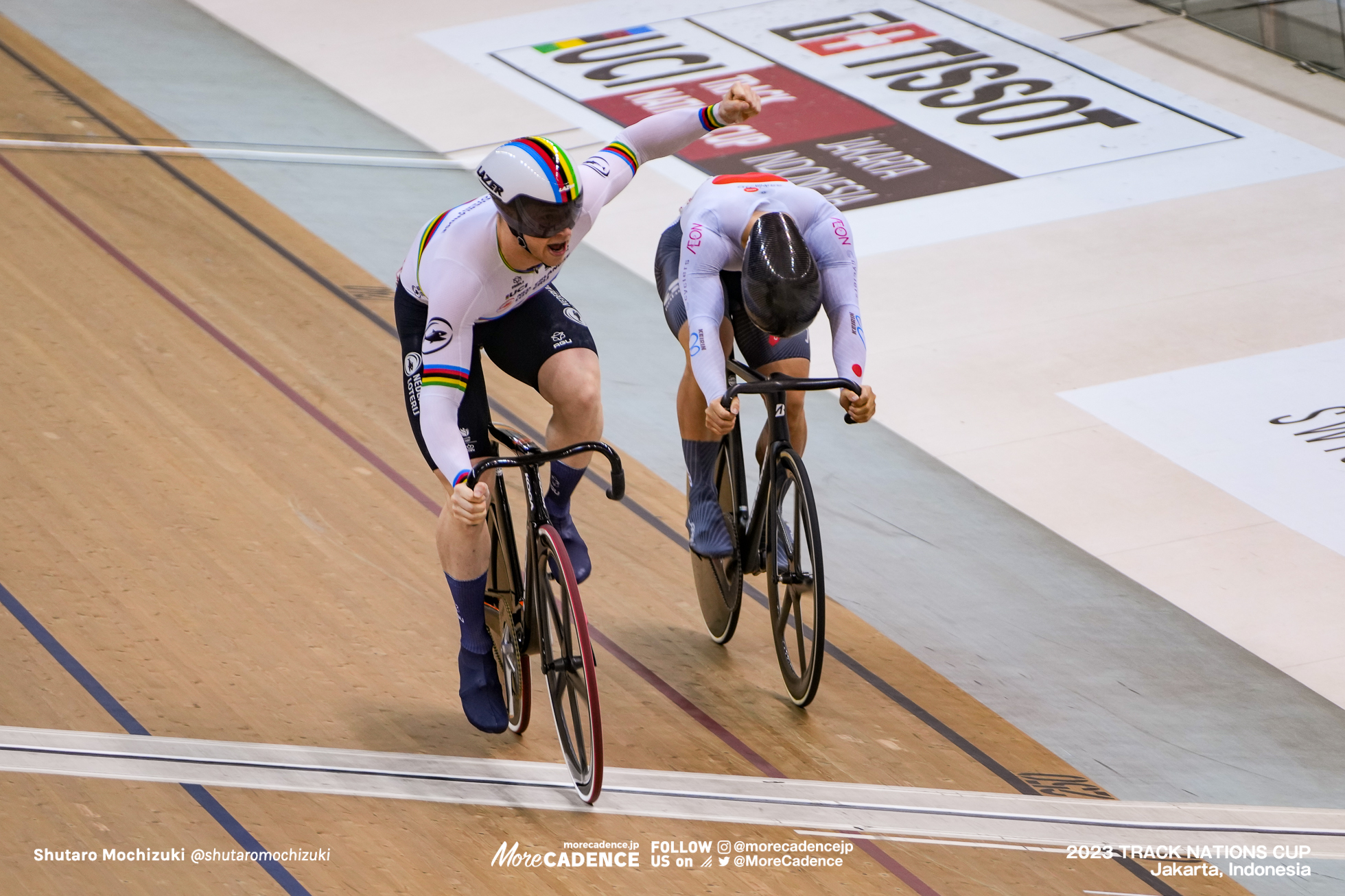 太田海也, ハリー・ラブレイセン, LAVREYSEN Harrie, NED, 男子スプリント決勝, MEN'S Sprint Final for Gold, 2023トラックネーションズカップ ジャカルタ, 2023 TRACK NATIONS CUP Jakarta, Indonesia