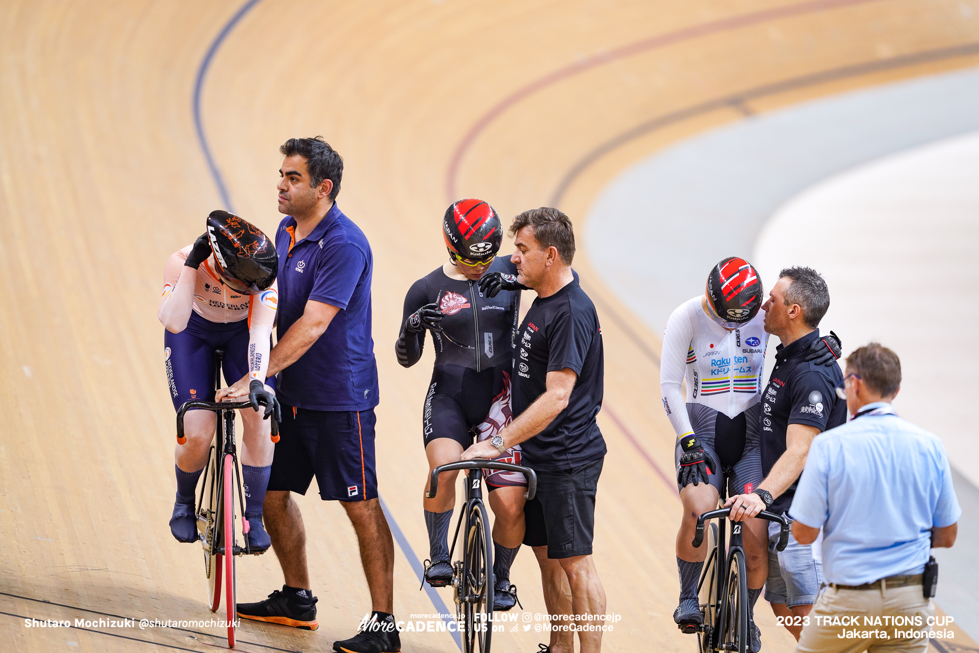 佐藤水菜, 梅川風子, ヘッティ・ファンデヴォウ, van de WOUW Hetty, NED, 女子ケイリン決勝 1-6, WOMEN'S Keirin Final 1-6, 2023トラックネーションズカップ ジャカルタ, 2023 TRACK NATIONS CUP Jakarta, Indonesia