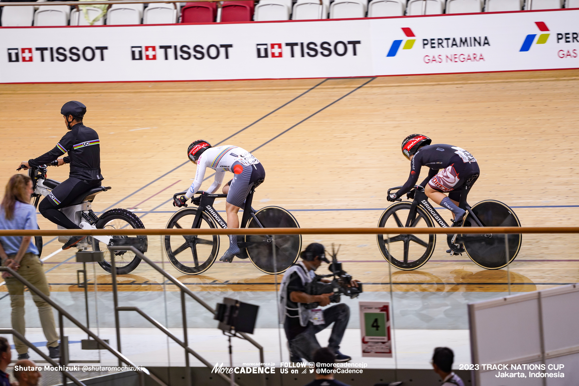 佐藤水菜, 梅川風子, 女子ケイリン決勝 1-6, WOMEN'S Keirin Final 1-6, 2023トラックネーションズカップ ジャカルタ, 2023 TRACK NATIONS CUP Jakarta, Indonesia