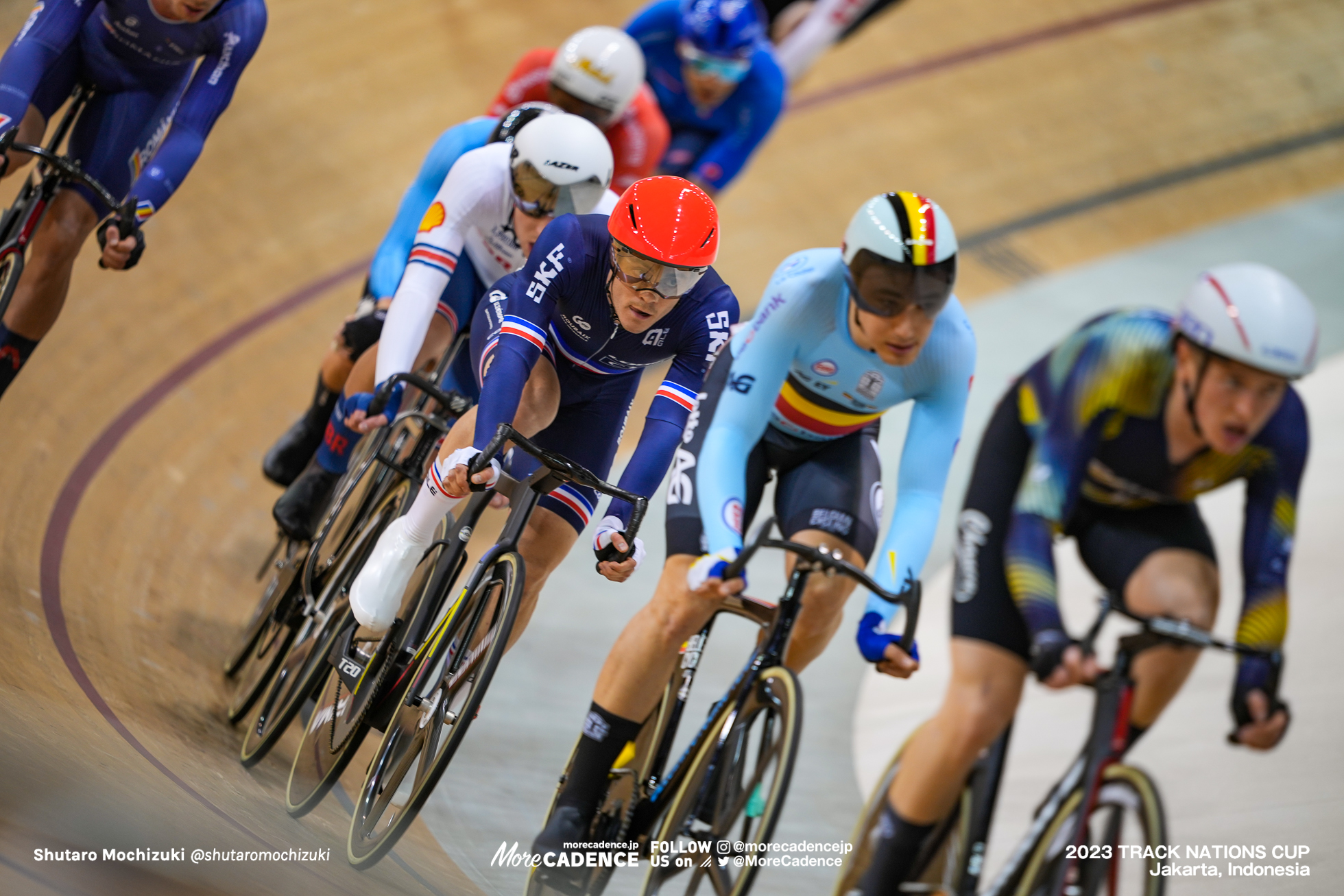 トマ・ブダ, BOUDAT Thomas, FRA, リンジー・ド ヴィルダー, de VYLDER Lindsay, BEL, 男子オムニアム, MEN'S Omnium, 2023トラックネーションズカップ ジャカルタ, 2023 TRACK NATIONS CUP Jakarta, Indonesia