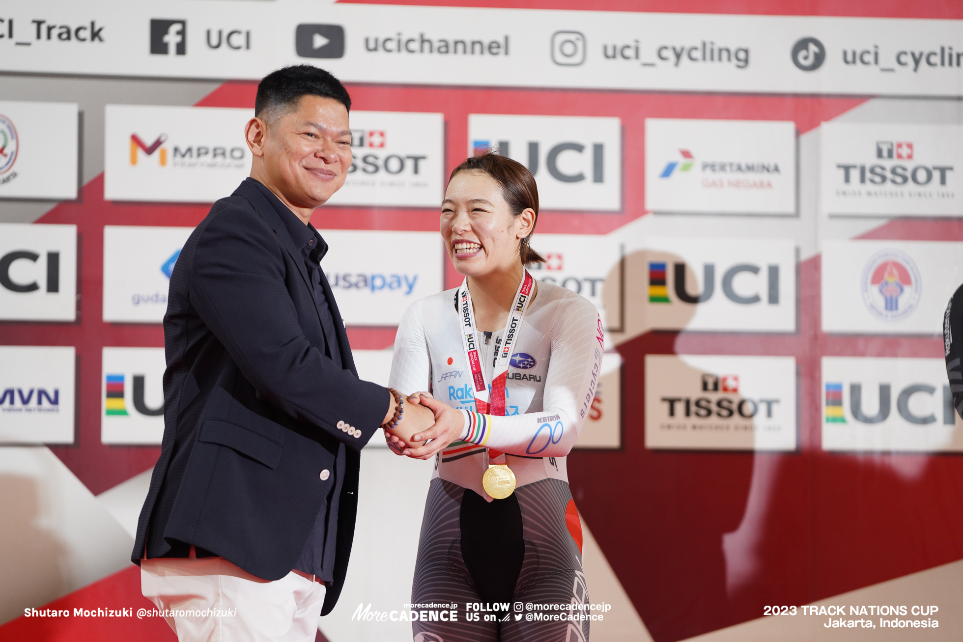 佐藤水菜, 女子ケイリン表彰台, WOMEN'S Keirin Podium, 2023トラックネーションズカップ ジャカルタ, 2023 TRACK NATIONS CUP Jakarta, Indonesia