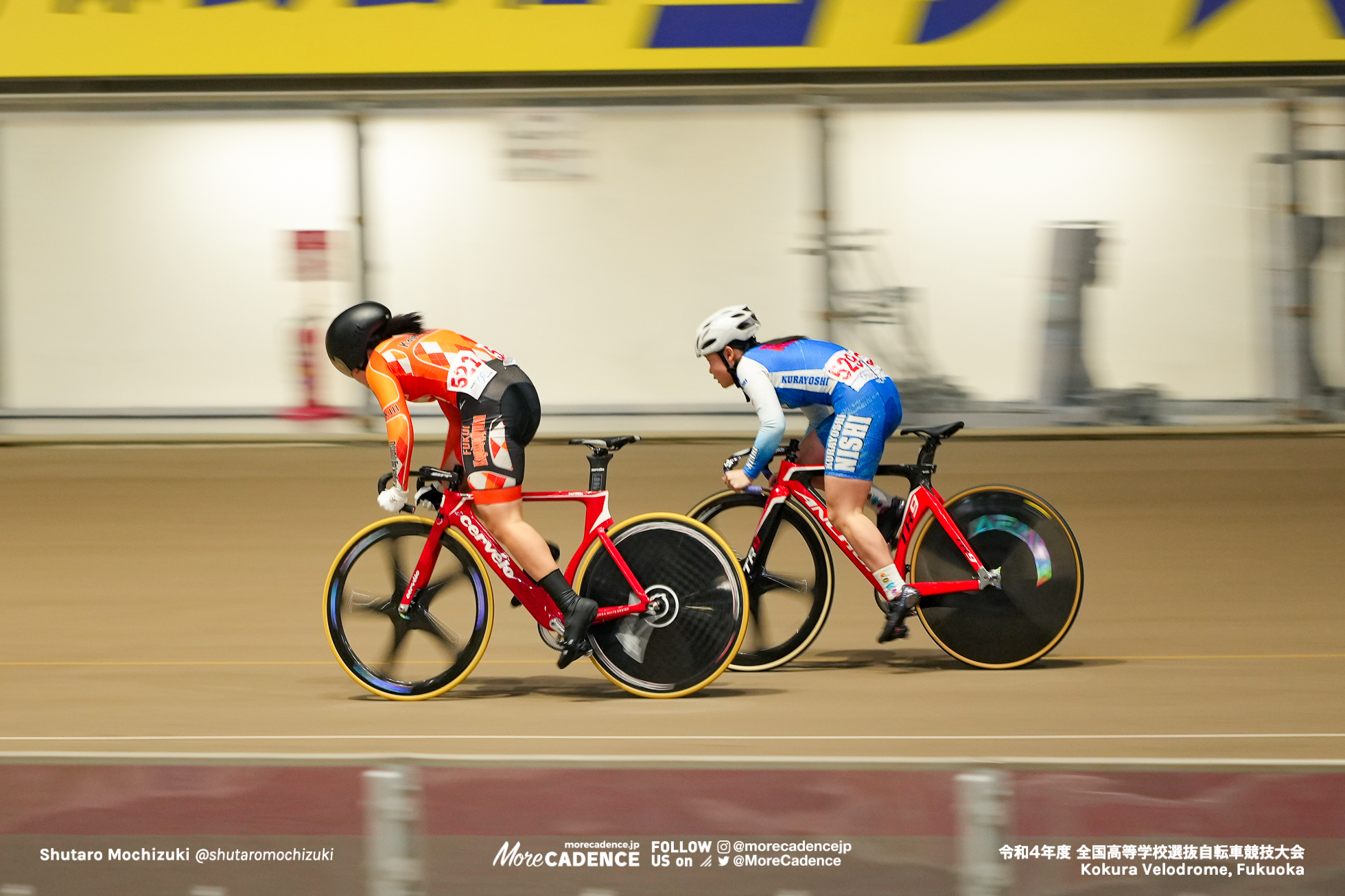 加藤明日香, 福井科技, 近馬榮煌, 倉吉西, 女子スプリント準決勝, 令和4年度全国高等学校選抜自転車競技大会, 小倉