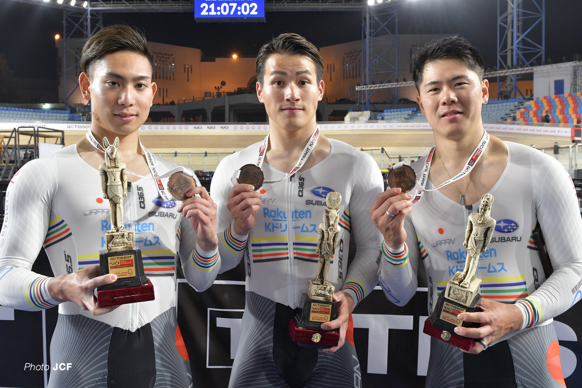 長迫吉拓, 小原佑太, 太田海也, JPN, 男子チームスプリント, MEN’S TEAM Sprint 2023トラックネーションズカップカイロ, 2023 TRACK NATIONS CUP Cairo, Egypt