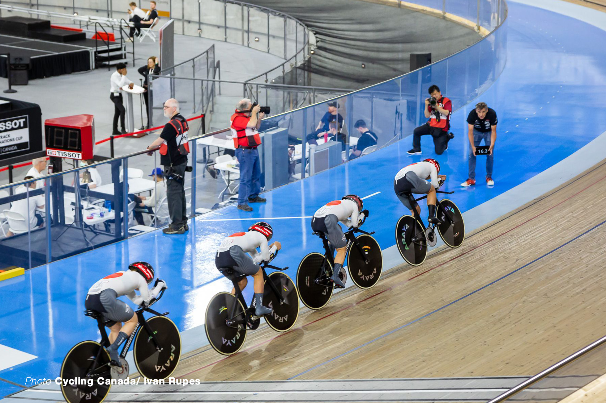 梶原悠未、池田瑞紀、内野艶和、垣田真穂, 女子チームパシュート 予選, WOMEN'S TEAM PURSUIT Qualification 2023トラックネーションズカップ ミルトン, 2023 TRACK NATIONS CUP Milton, Canada