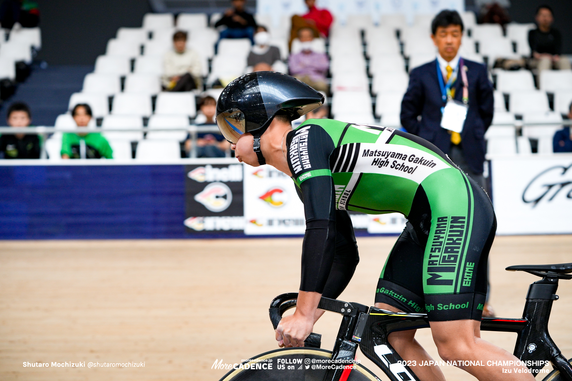 松岡勇斗, 松山学院高等学校, 男子ジュニア, 1kmTT, 2023全日本選手権トラック, 伊豆ベロドローム