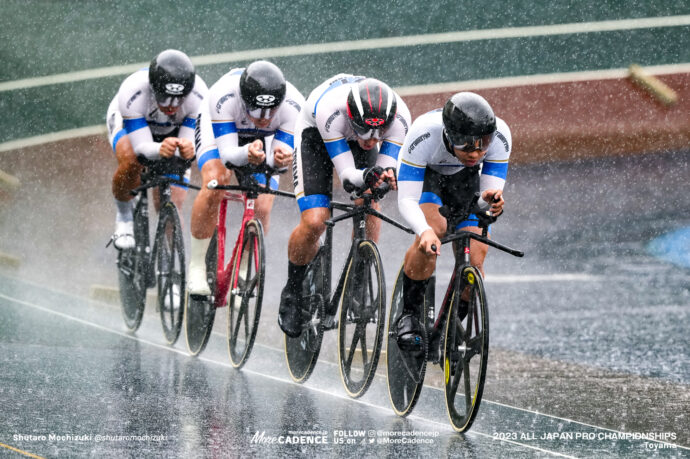 南儀拓海, 重倉高史, 吉川希望, 近谷涼, チームパシュート, 全プロ, 第70回全日本プロ選手権自転車競技大会, 富山競輪場