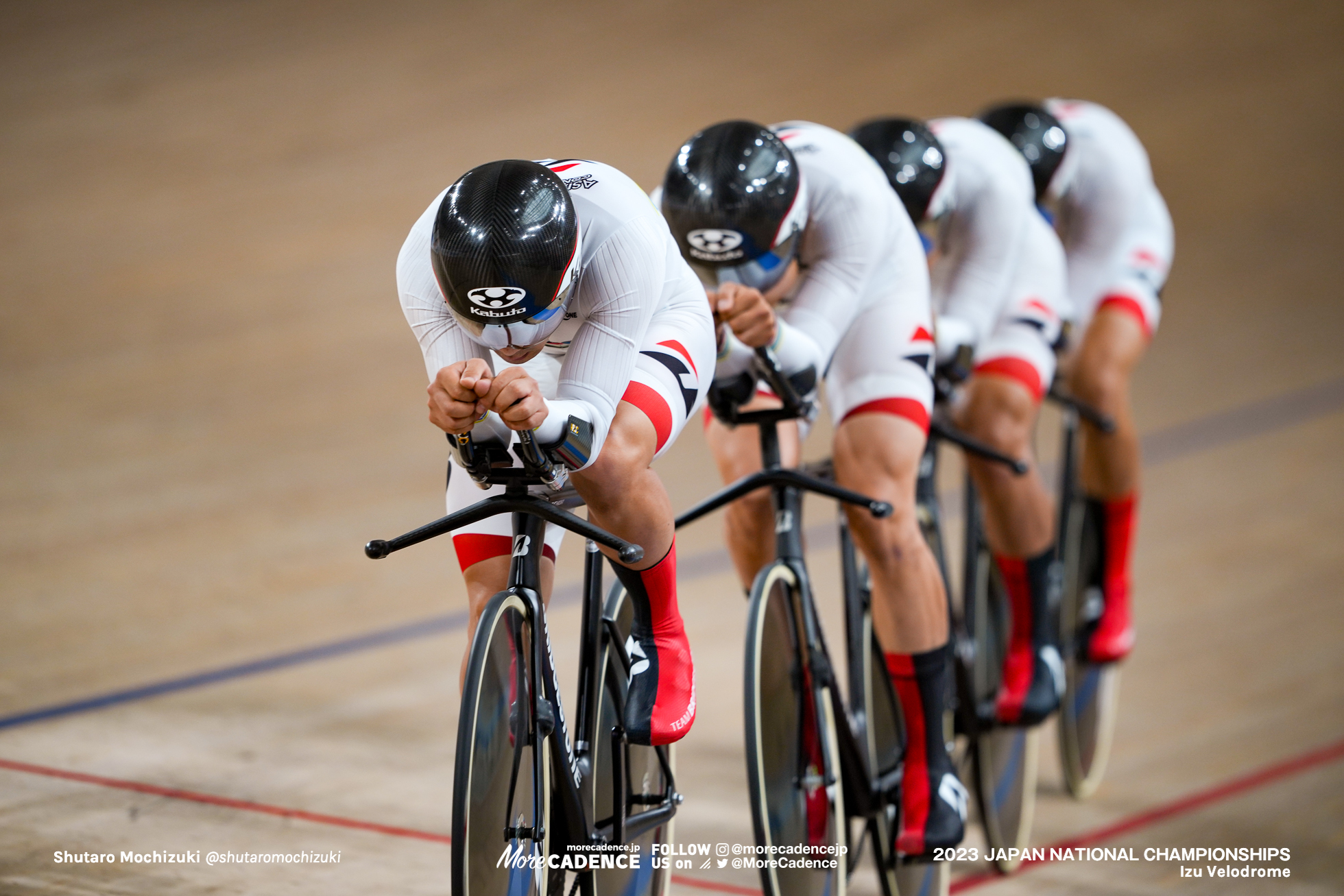 TEAM BRIDGESTONE Cycling A, 窪木一茂 ,今村駿介, 松田祥位, 兒島直樹, 予選, 男子エリート, チームパシュート, 2023全日本選手権トラック, 伊豆ベロドローム