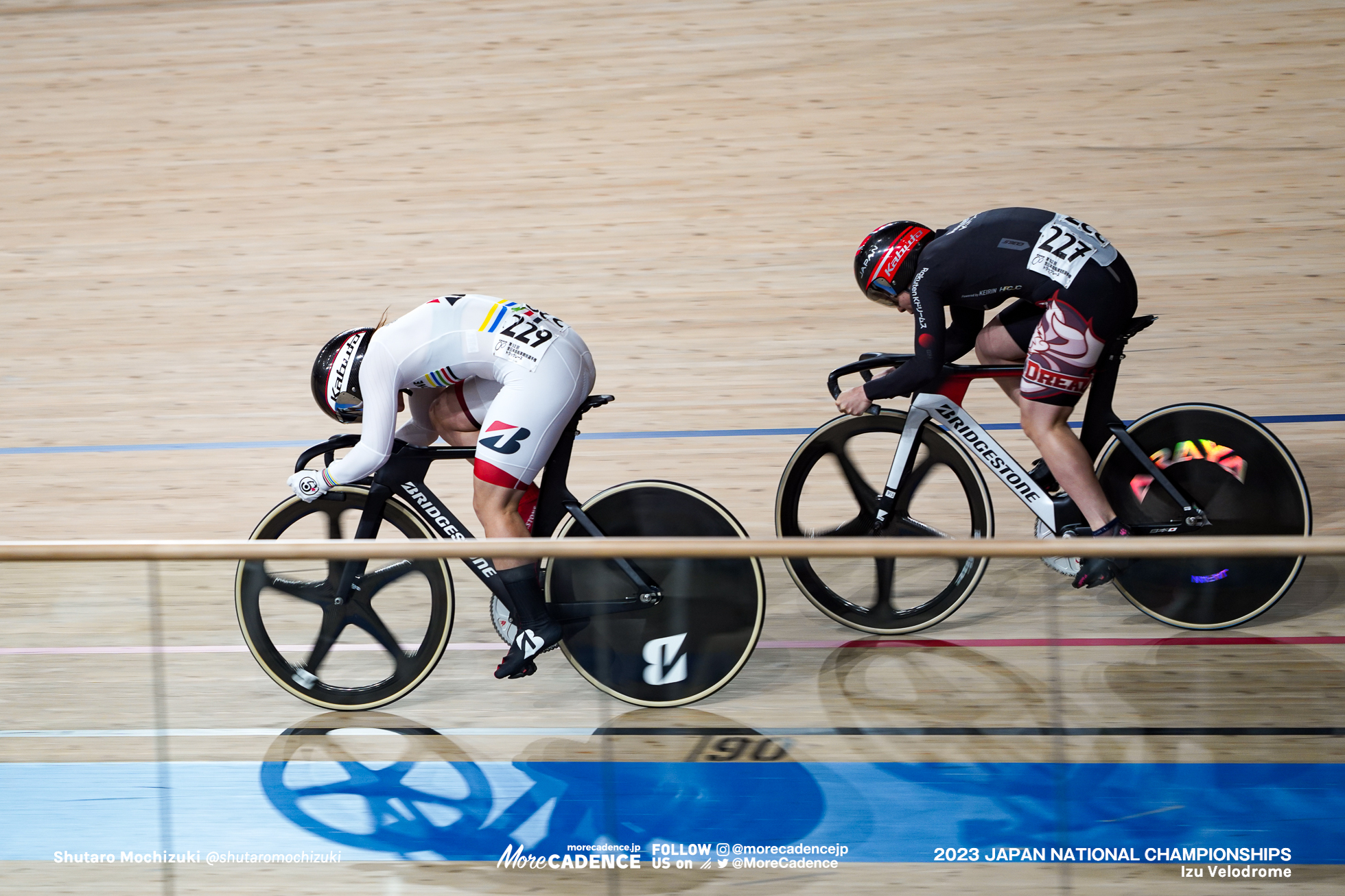 太田りゆ, TEAM BRIDGESTONE Cycling, 佐藤水菜, Team Rakuten K Dreams, 決勝, 女子エリート, スプリント, 2023全日本選手権トラック, 伊豆ベロドローム