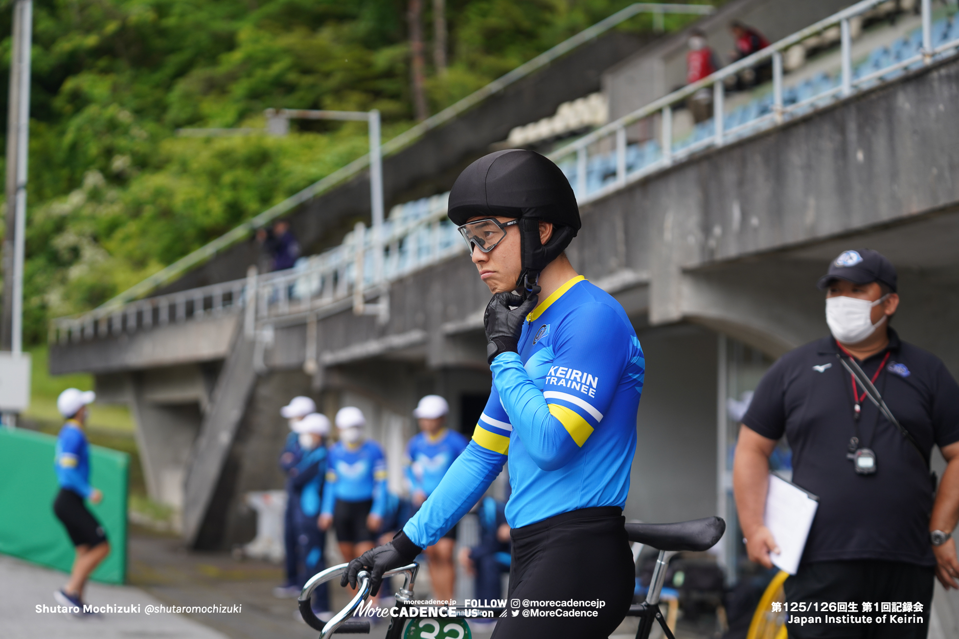 藤井優希, 第1回記録会, 日本競輪選手養成所, 第125・126回生