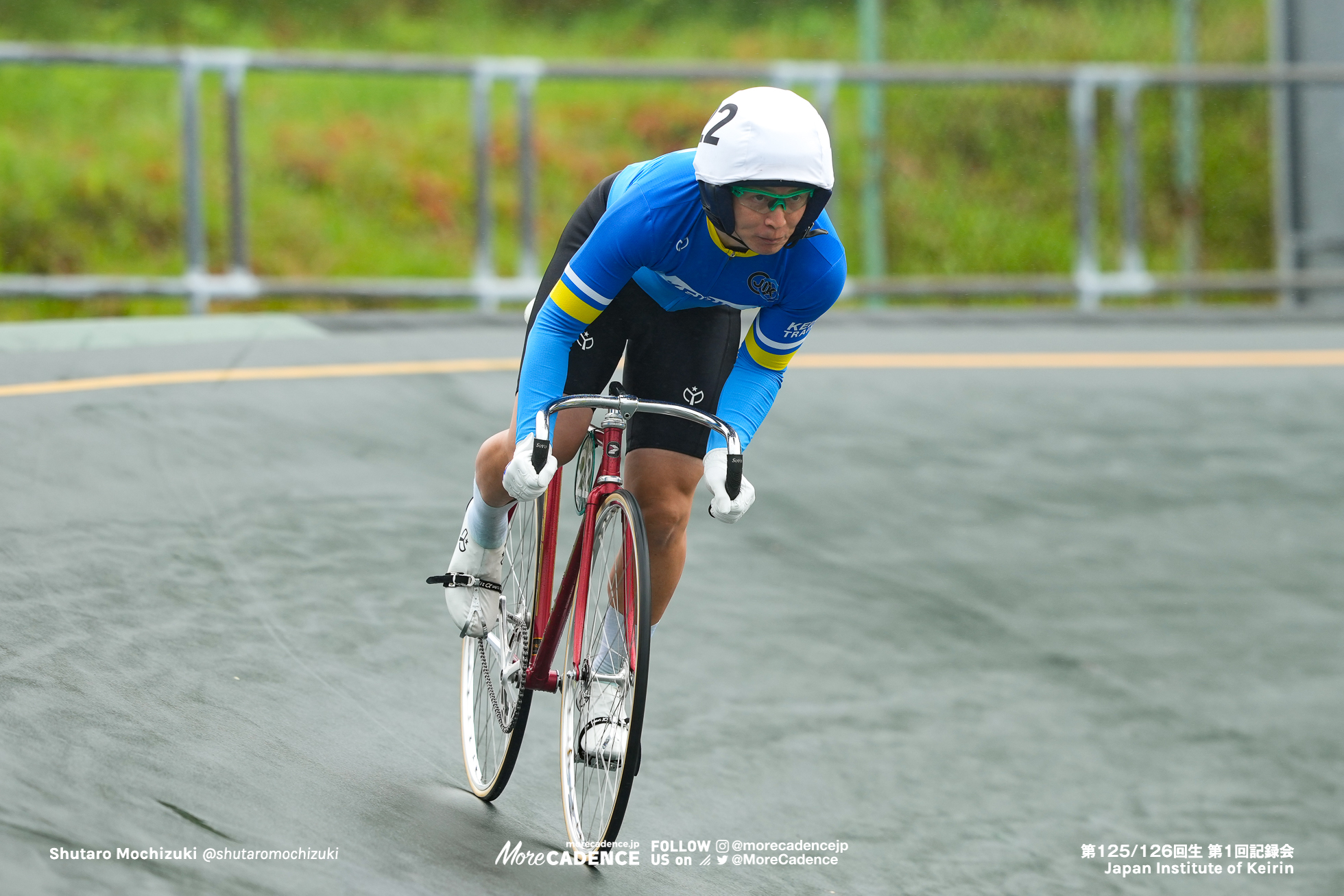 原田峻治, 第1回記録会, 日本競輪選手養成所, 第125・126回生