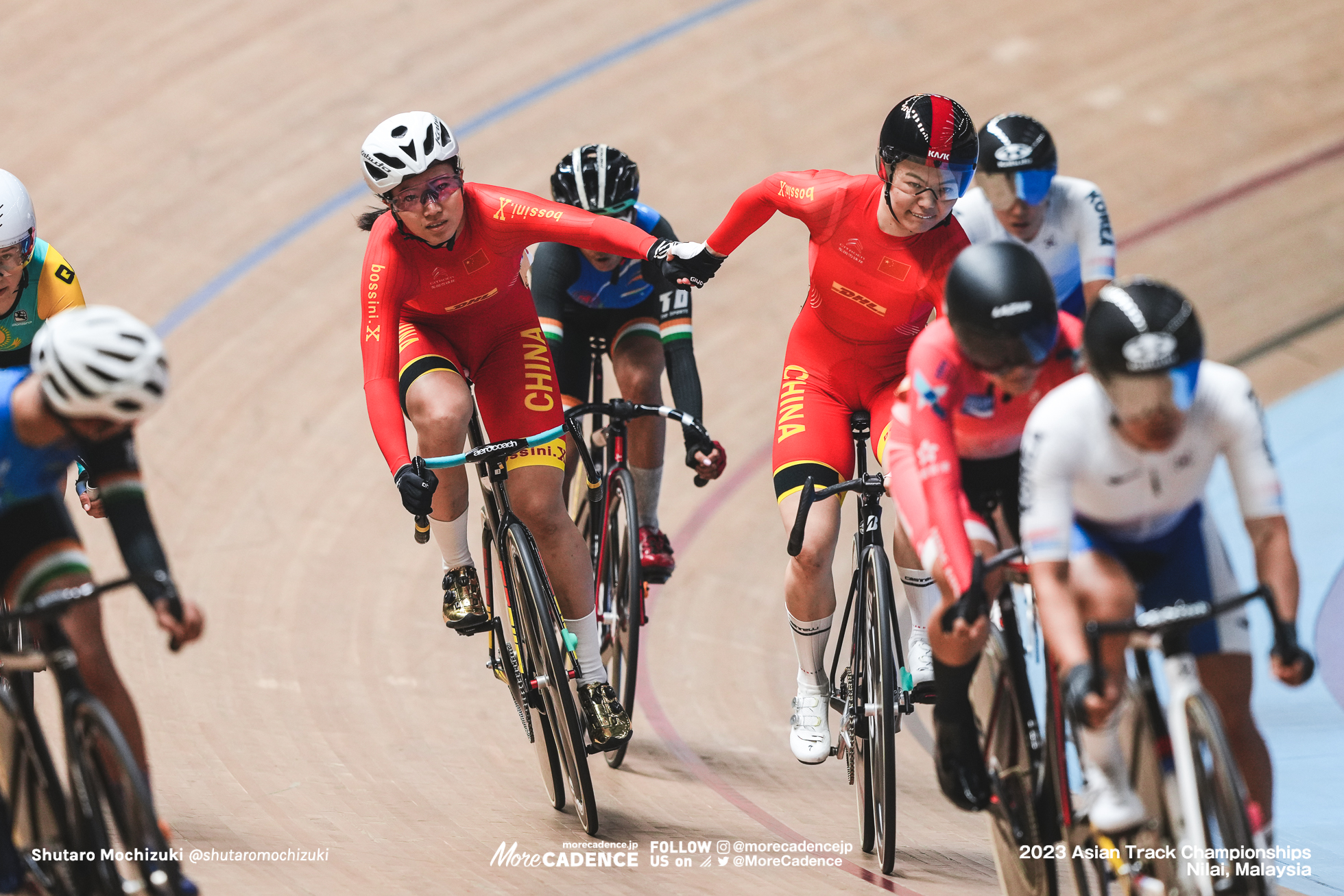 刘佳丽 リウ・ジャーリー, LIU Jiali, チャウ・ホンジエ, ZHANG Hongjie, CHN, 女子マディソン, WOMEN’S Madison, 2023アジア選手権トラック, 2023 Asian Track Championships Nilai, Malaysia