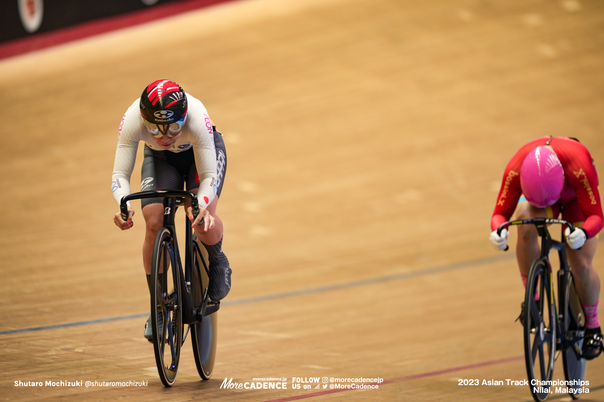 佐藤水菜, ジャン・ユールー, JIANG Yulu, CHN, 女子スプリント準決勝, WOMEN'S Sprint 1/2 Finals, 2023アジア選手権トラック, 2023 Asian Track Championships Nilai, Malaysia