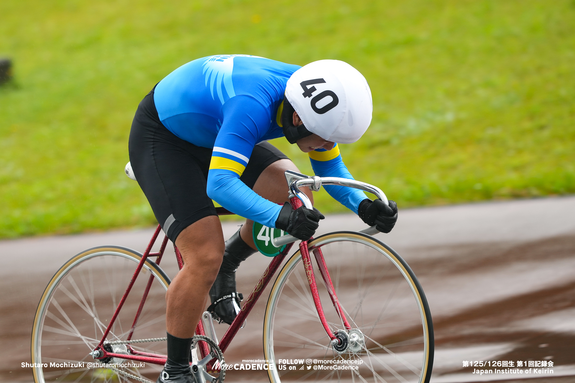 岡部陸斗, 第1回記録会, 日本競輪選手養成所, 第125・126回生