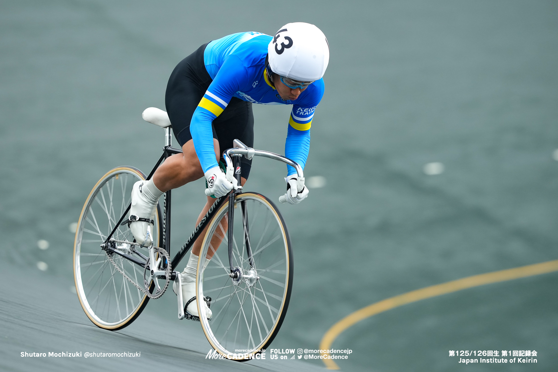 山本天平, 第1回記録会, 日本競輪選手養成所, 第125・126回生