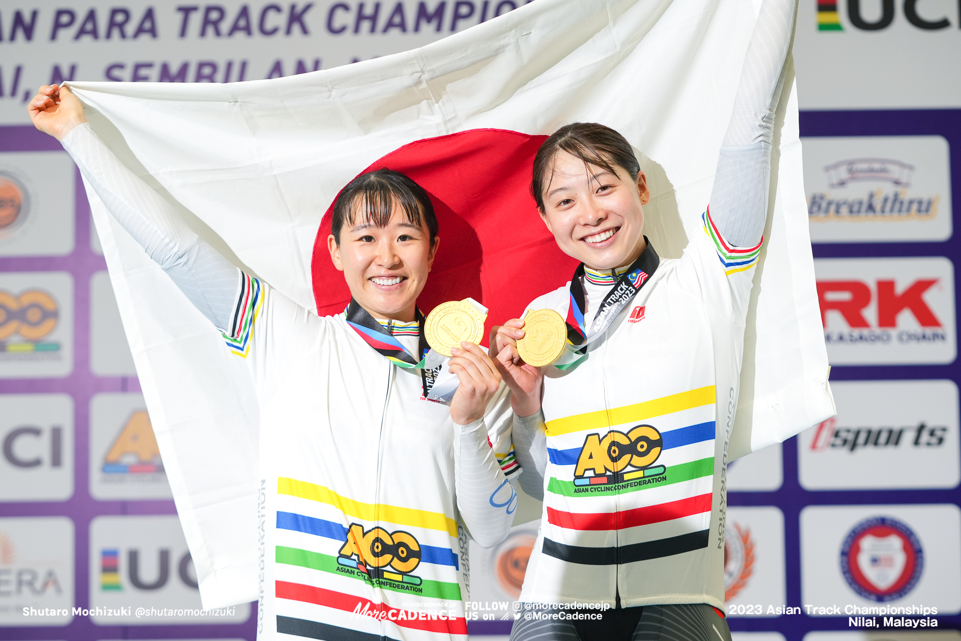 梶原悠未, 内野艶和, 女子マディソン, WOMEN’S Madison, 2023アジア選手権トラック, 2023 Asian Track Championships Nilai, Malaysia