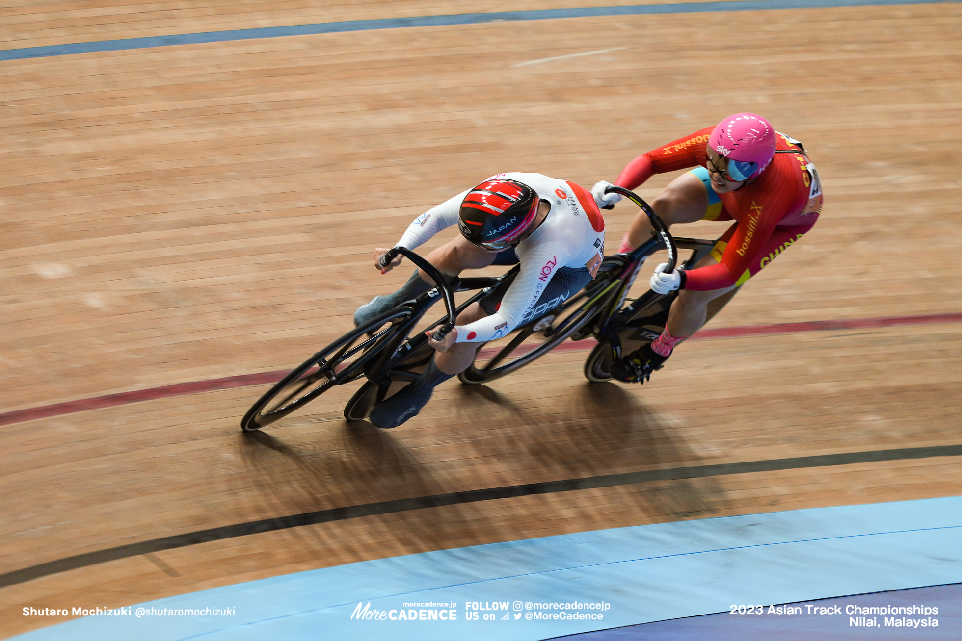 佐藤水菜, ジャン・ユールー, JIANG Yulu, CHN, 女子スプリント準決勝, WOMEN'S Sprint 1/2 Finals, 2023アジア選手権トラック, 2023 Asian Track Championships Nilai, Malaysia