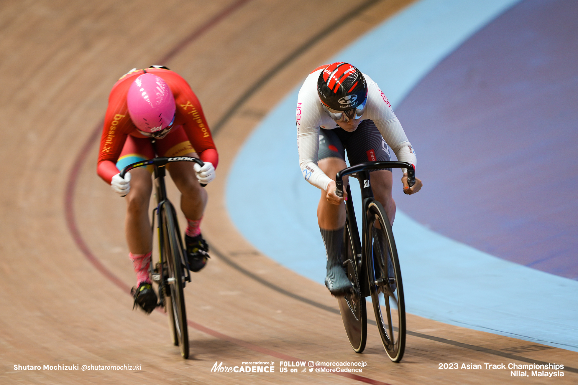 佐藤水菜, ジャン・ユールー, JIANG Yulu, CHN, 女子スプリント準決勝, WOMEN'S Sprint 1/2 Finals, 2023アジア選手権トラック, 2023 Asian Track Championships Nilai, Malaysia