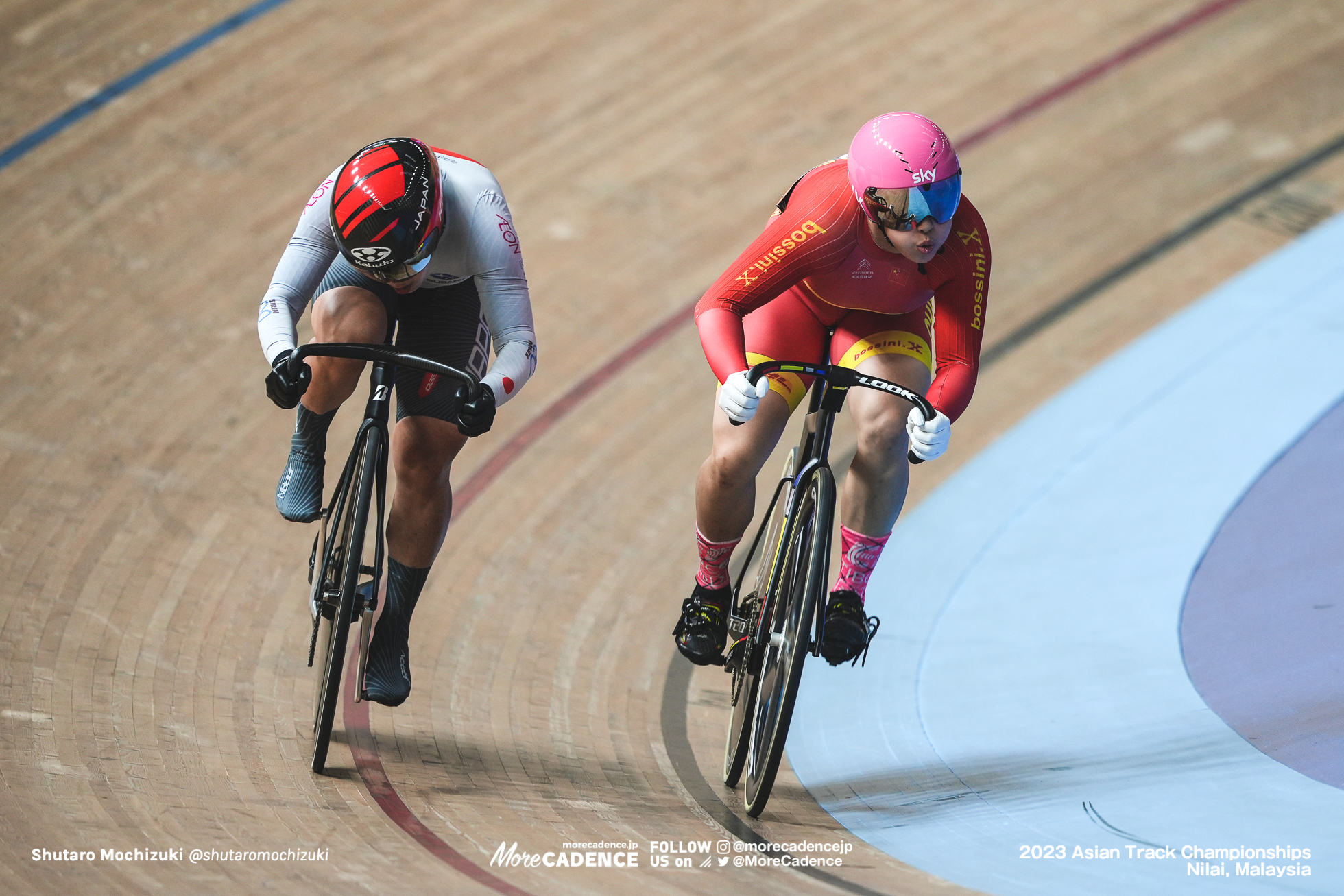 梅川風子, ジャン・ユールー, JIANG Yulu, CHN, 女子スプリント3位決定戦, WOMEN'S Sprint Final for Bronze, 2023アジア選手権トラック, 2023 Asian Track Championships Nilai, Malaysia