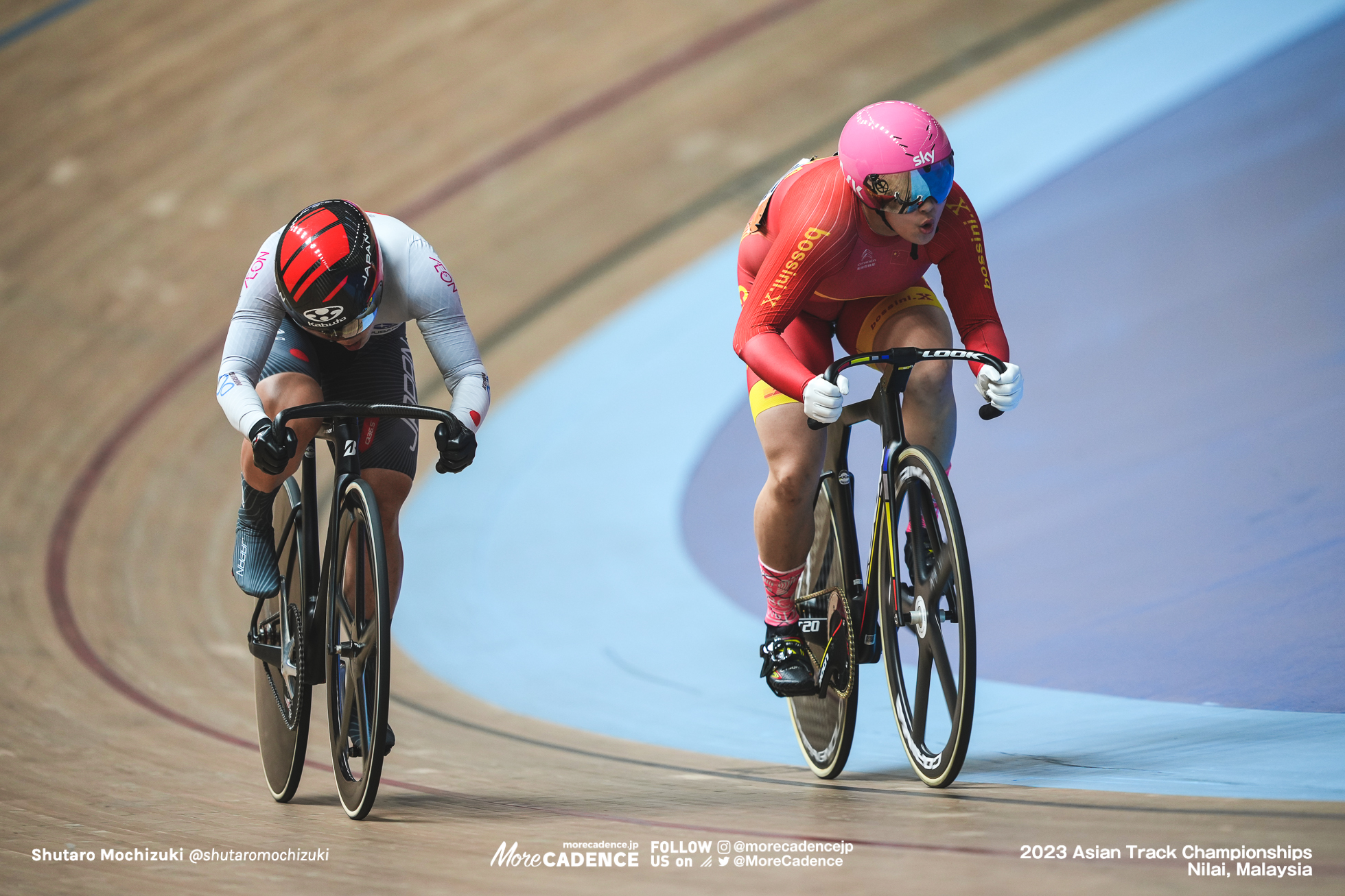 梅川風子, ジャン・ユールー, JIANG Yulu, CHN, 女子スプリント3位決定戦, WOMEN'S Sprint Final for Bronze, 2023アジア選手権トラック, 2023 Asian Track Championships Nilai, Malaysia