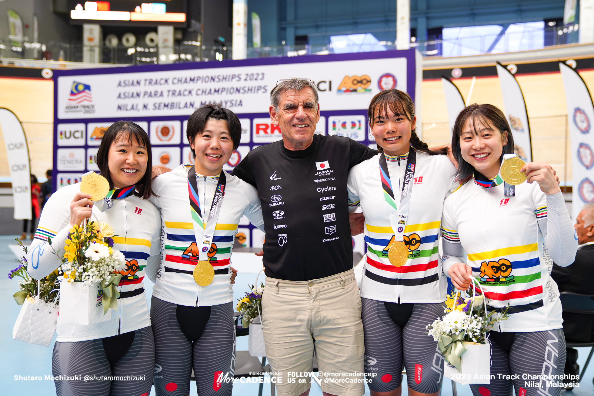 ダニエル・ギジガー, 梶原悠未, 垣田真穂, 池田瑞紀, 内野艶和, 女子チームパシュート決勝, WOMEN'S Team Pursuit Final for Gold, 2023アジア選手権トラック, 2023 Asian Track Championships Nilai, Malaysia