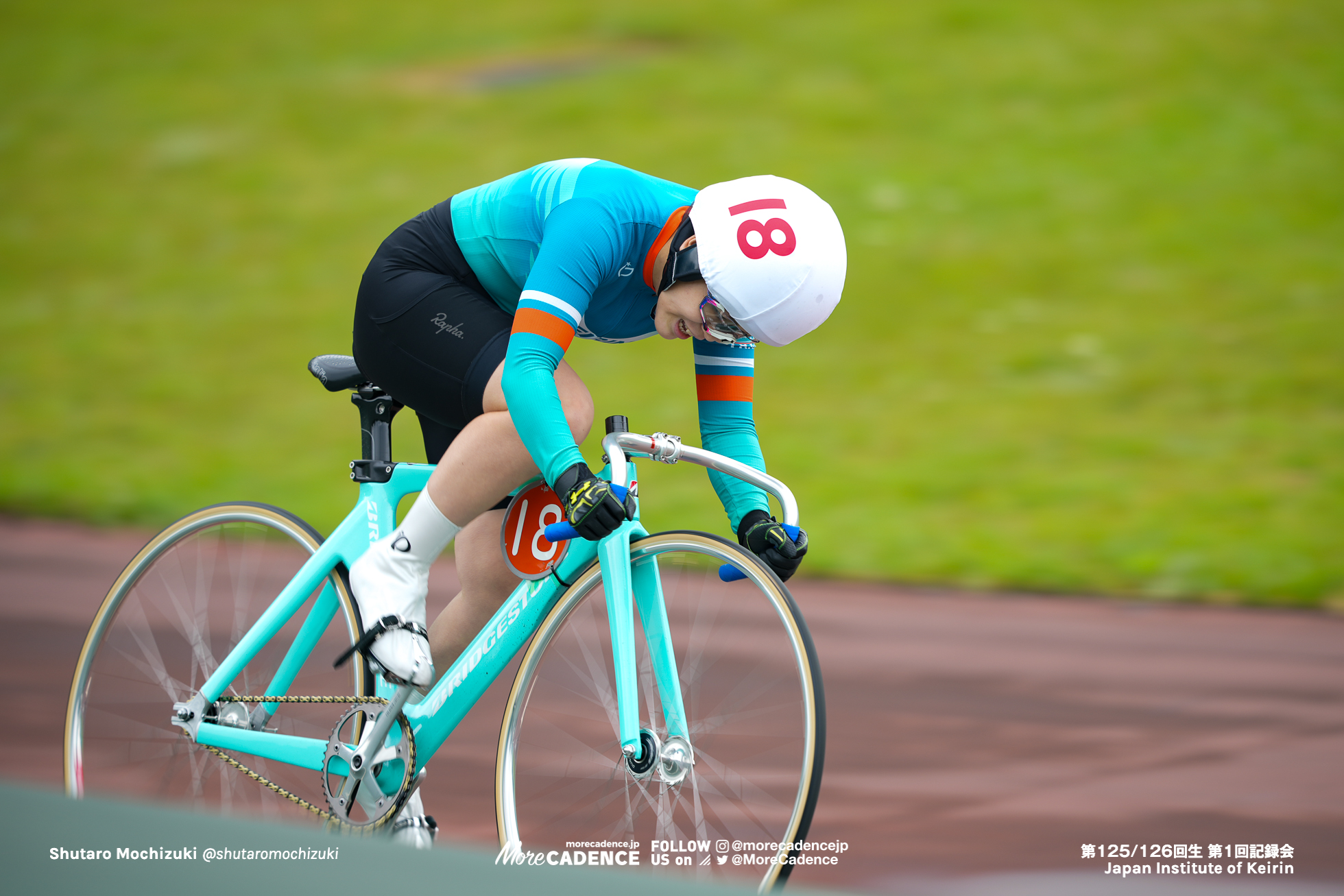 中島瞳, 第1回記録会, 日本競輪選手養成所, 第125・126回生