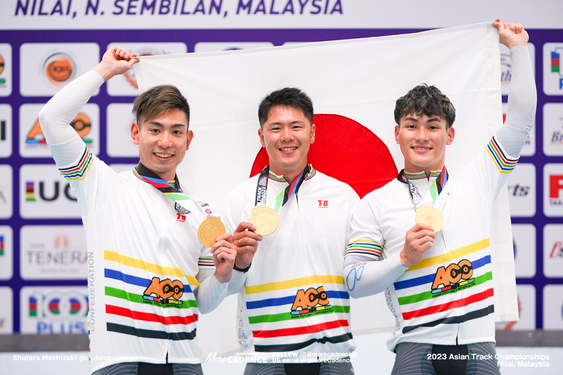 長迫吉拓, 太田海也, 小原佑太, 男子チームスプリント決勝, MEN'S Team Sprint Final for Gold, 2023アジア選手権トラック, 2023 Asian Track Championships Nilai, Malaysia